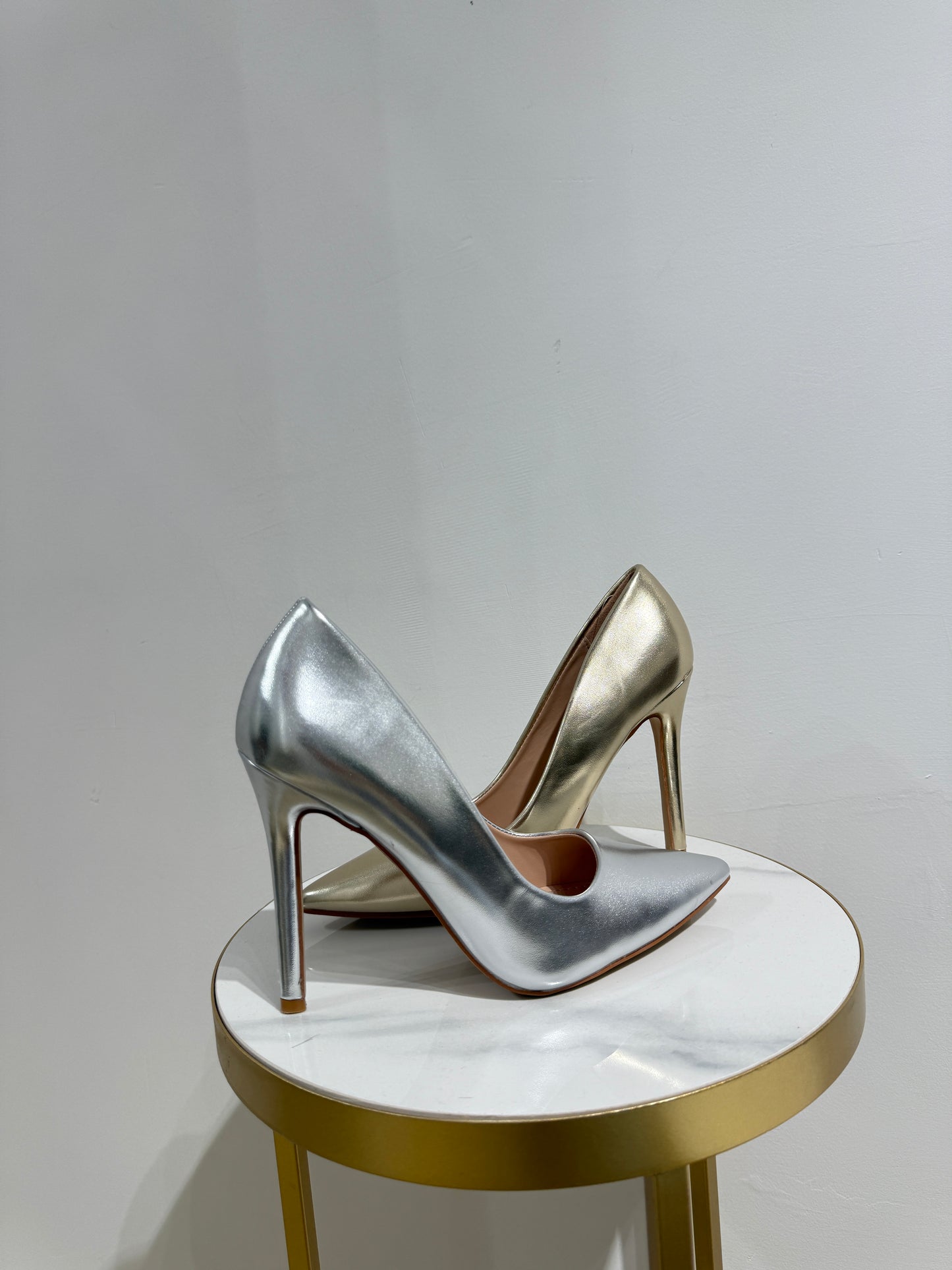 Décolleté Adry oro e argento