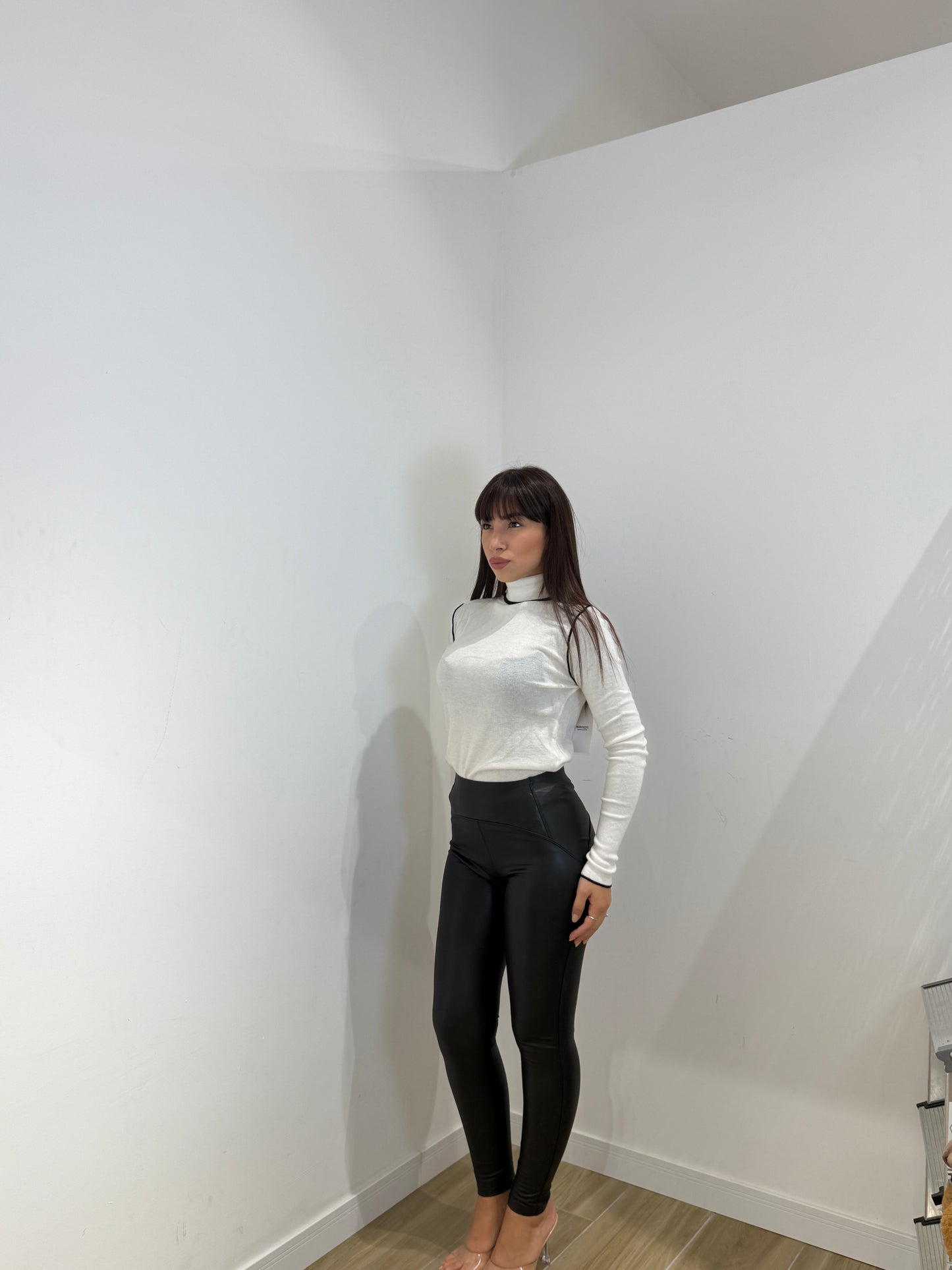 Maglia a collo alto Bi