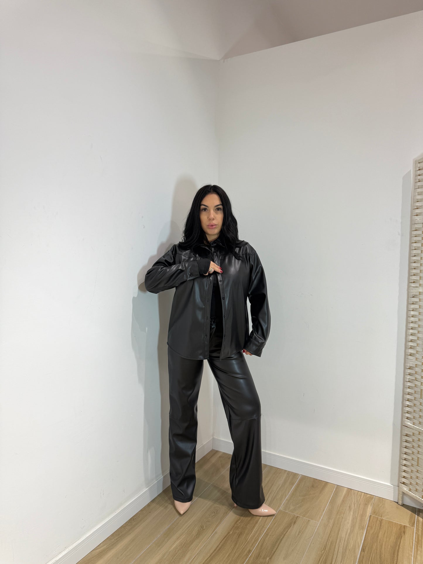 Coordset Krissy in ecopelle