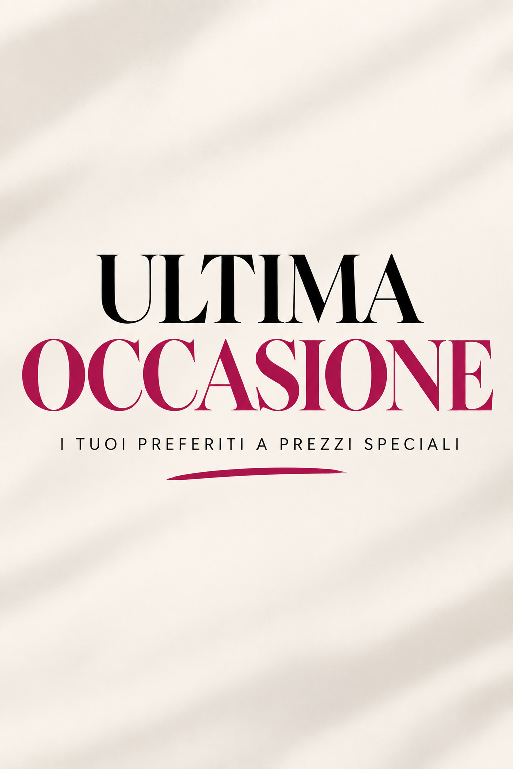 Ultima occasione