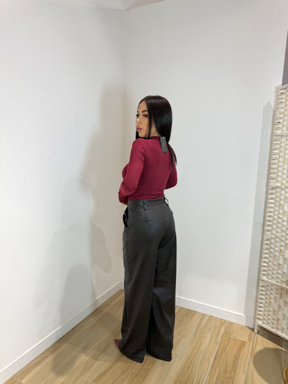 Pantalone ecopelle Yamal