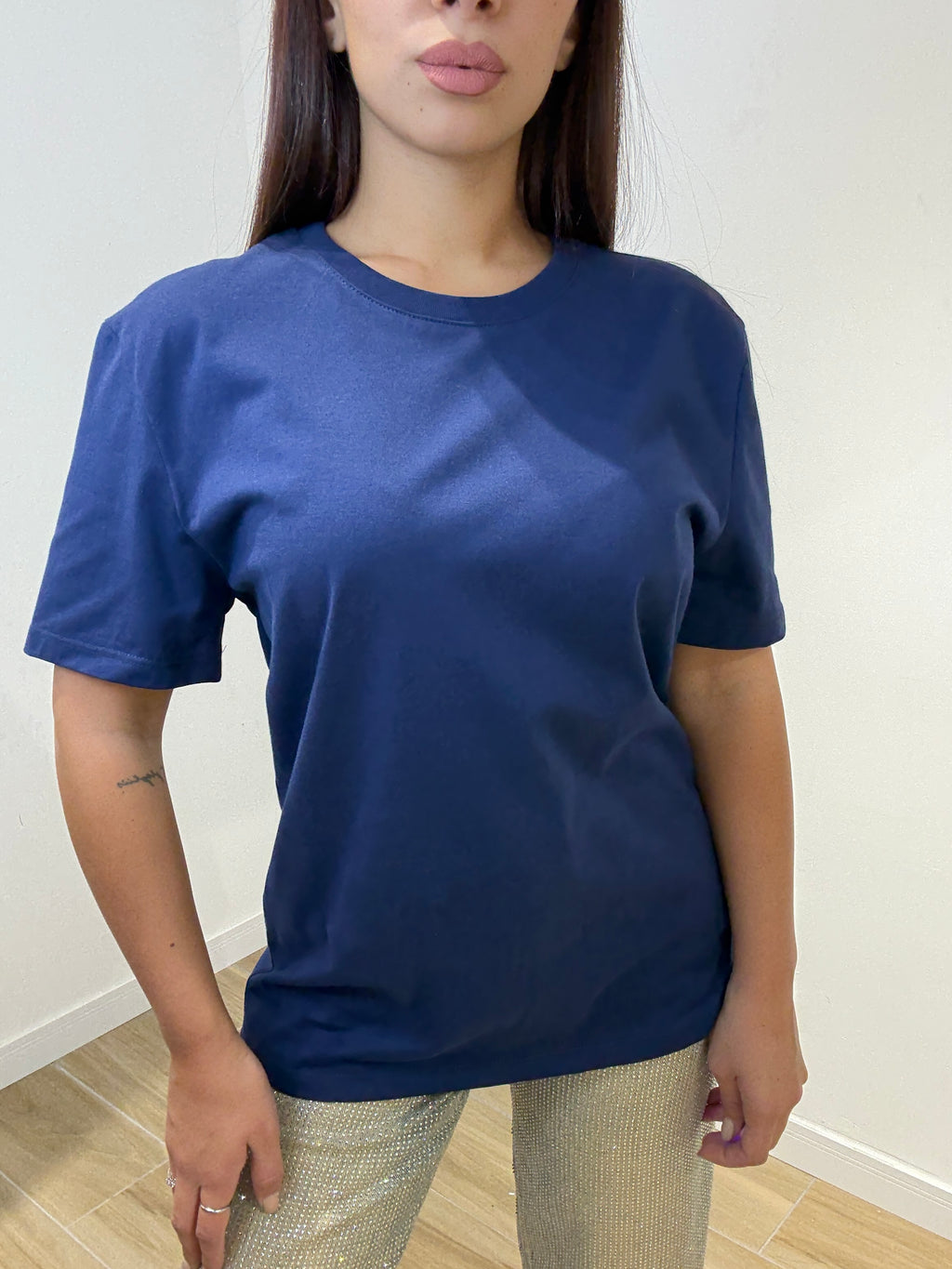 Shirt simple blu By lumina