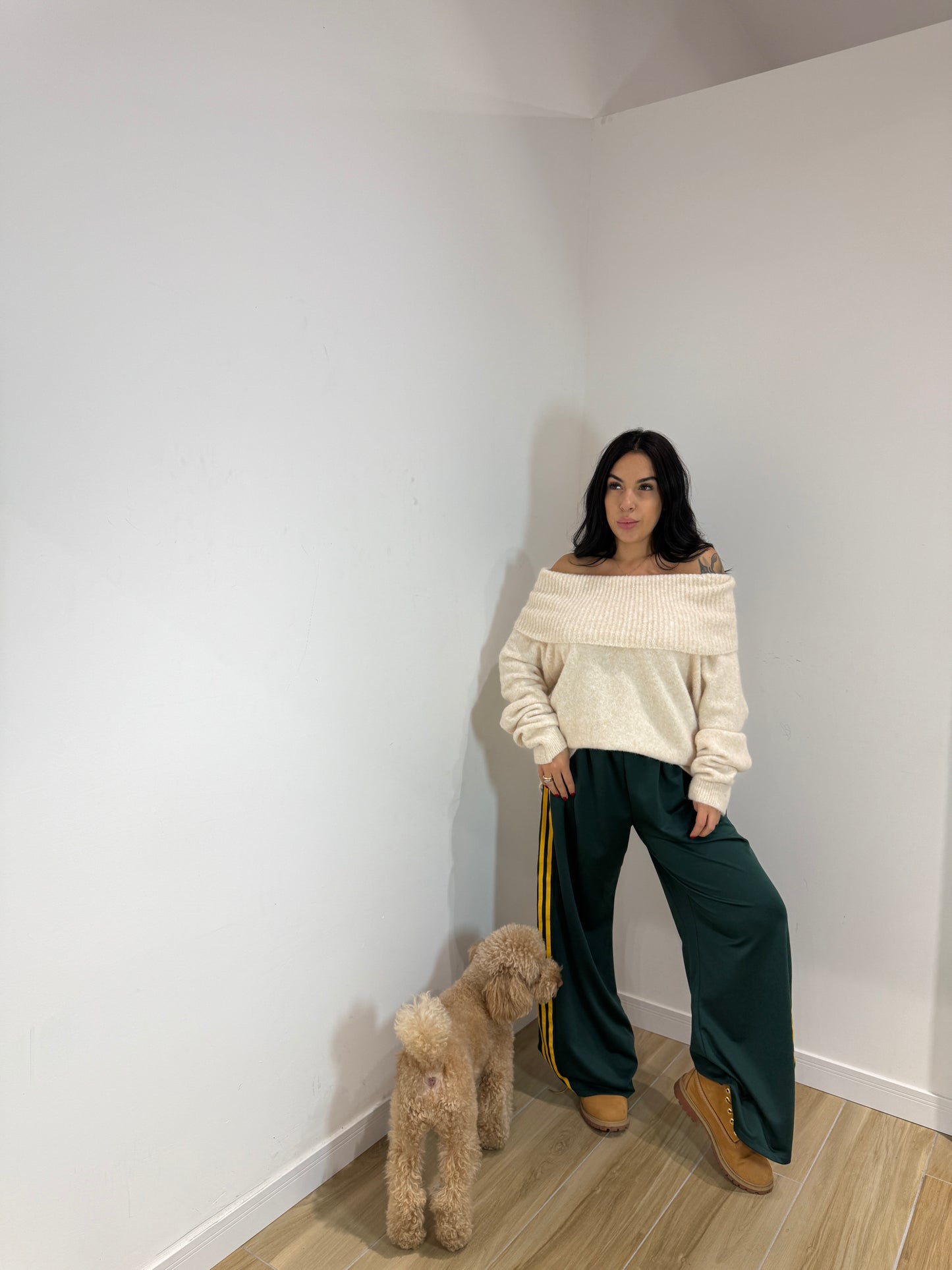 Pantalone Adris verde