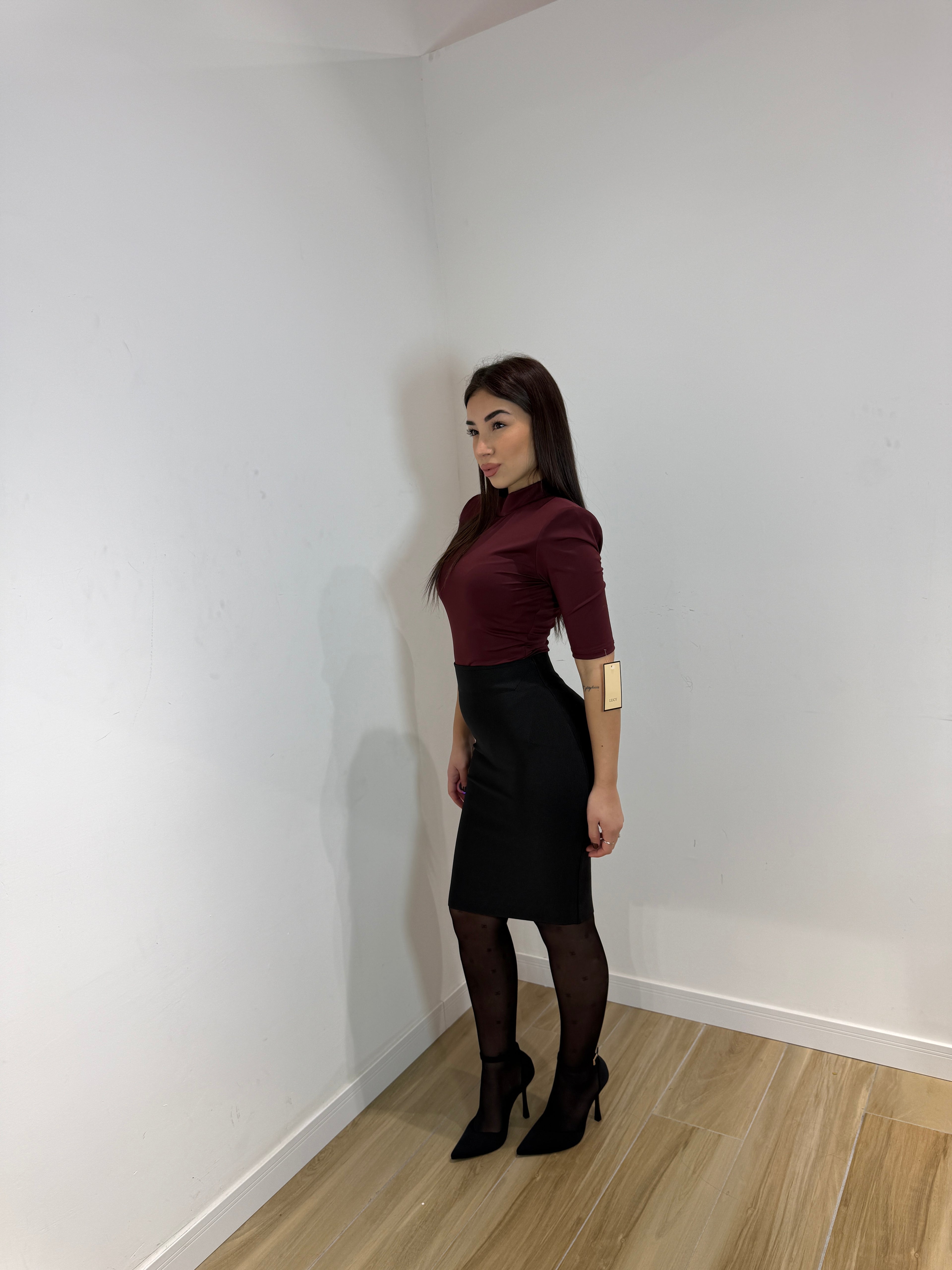 Gonna bandage longuette Nives