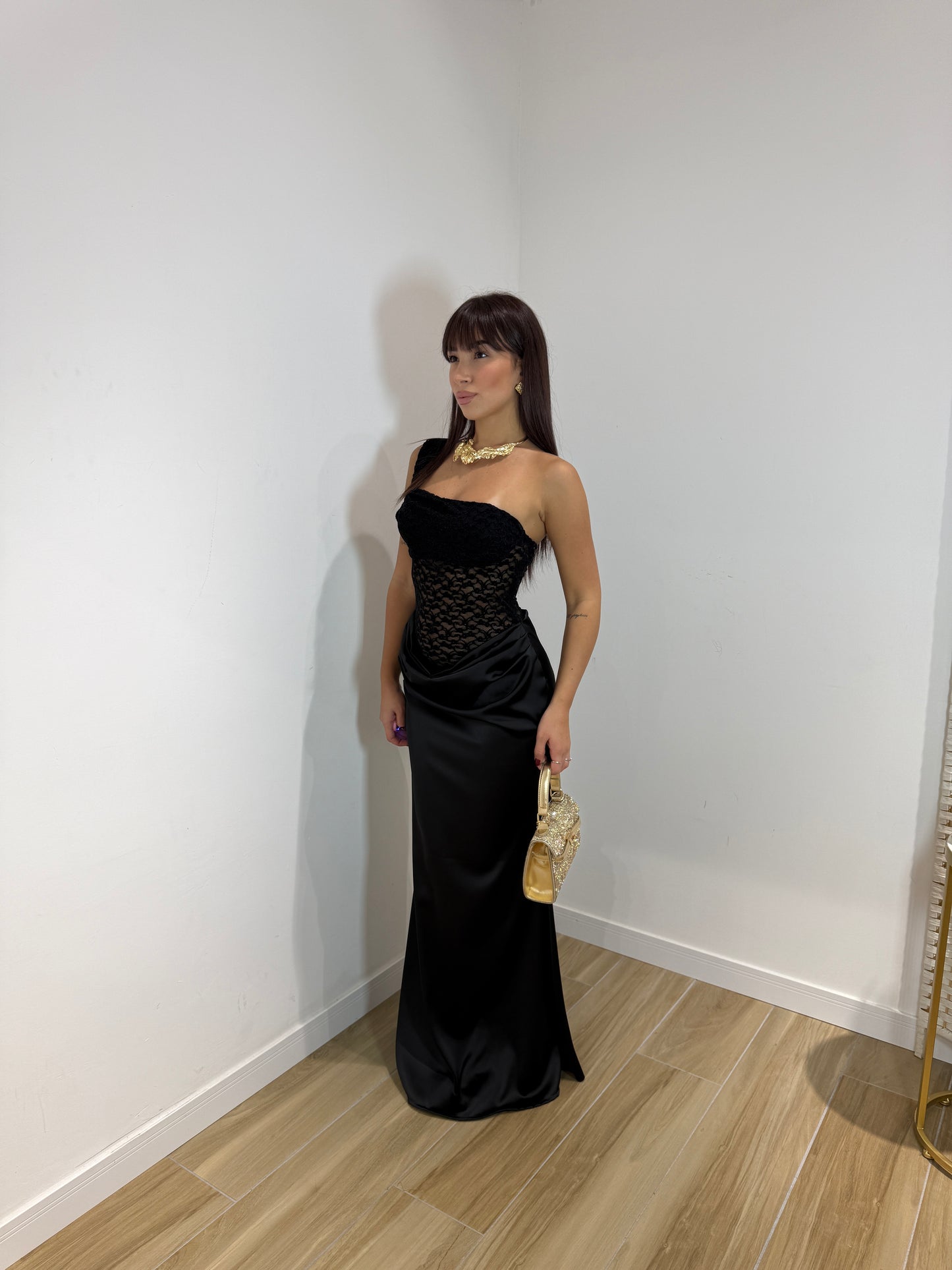 Abito lungo sanctuary nero