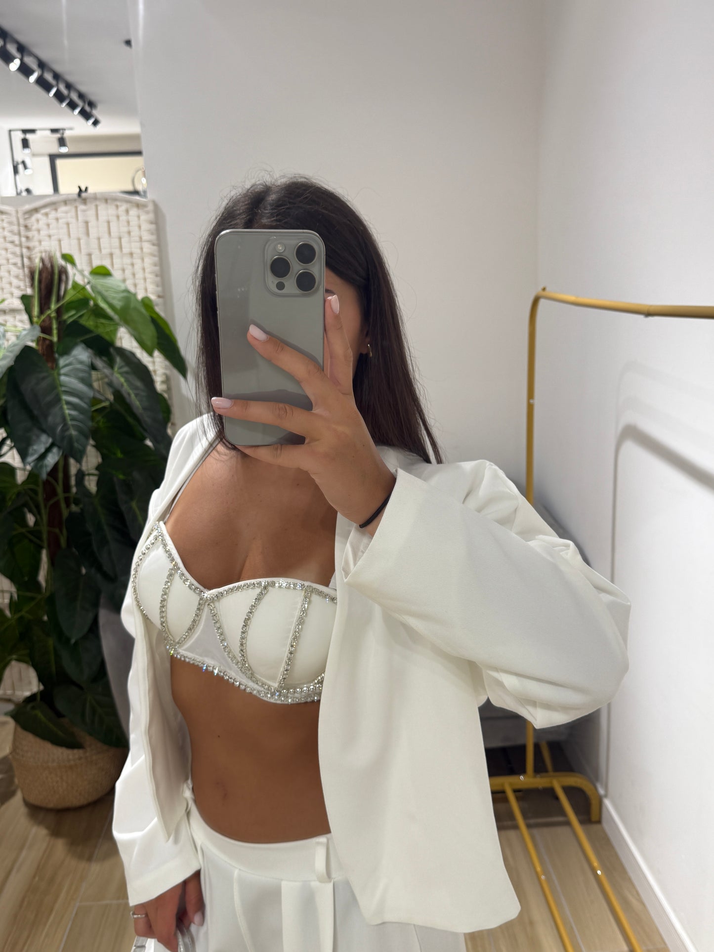 Bralette Norah bianco