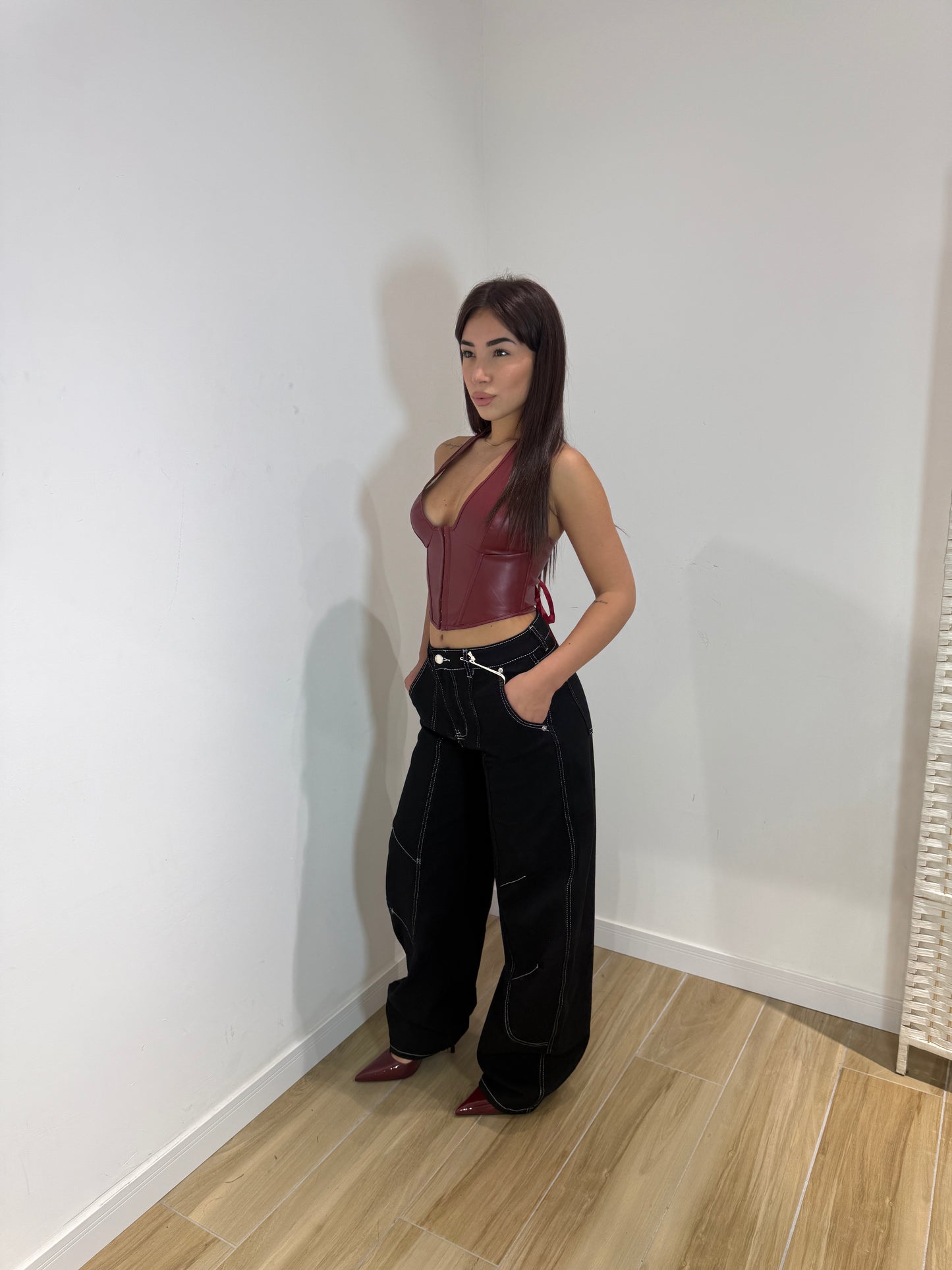 Corsetto September bordeaux