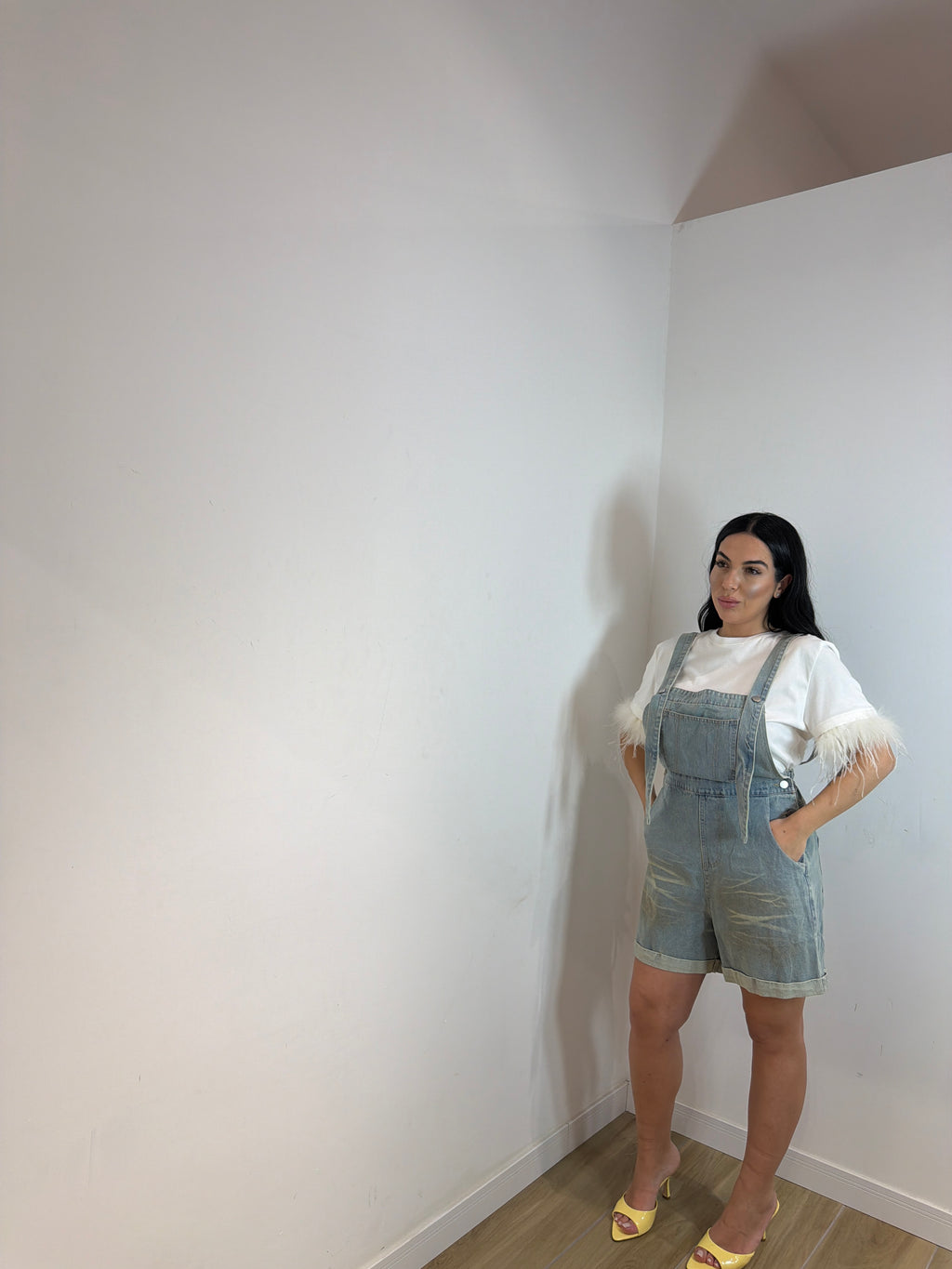 Salopette in denim Sarine
