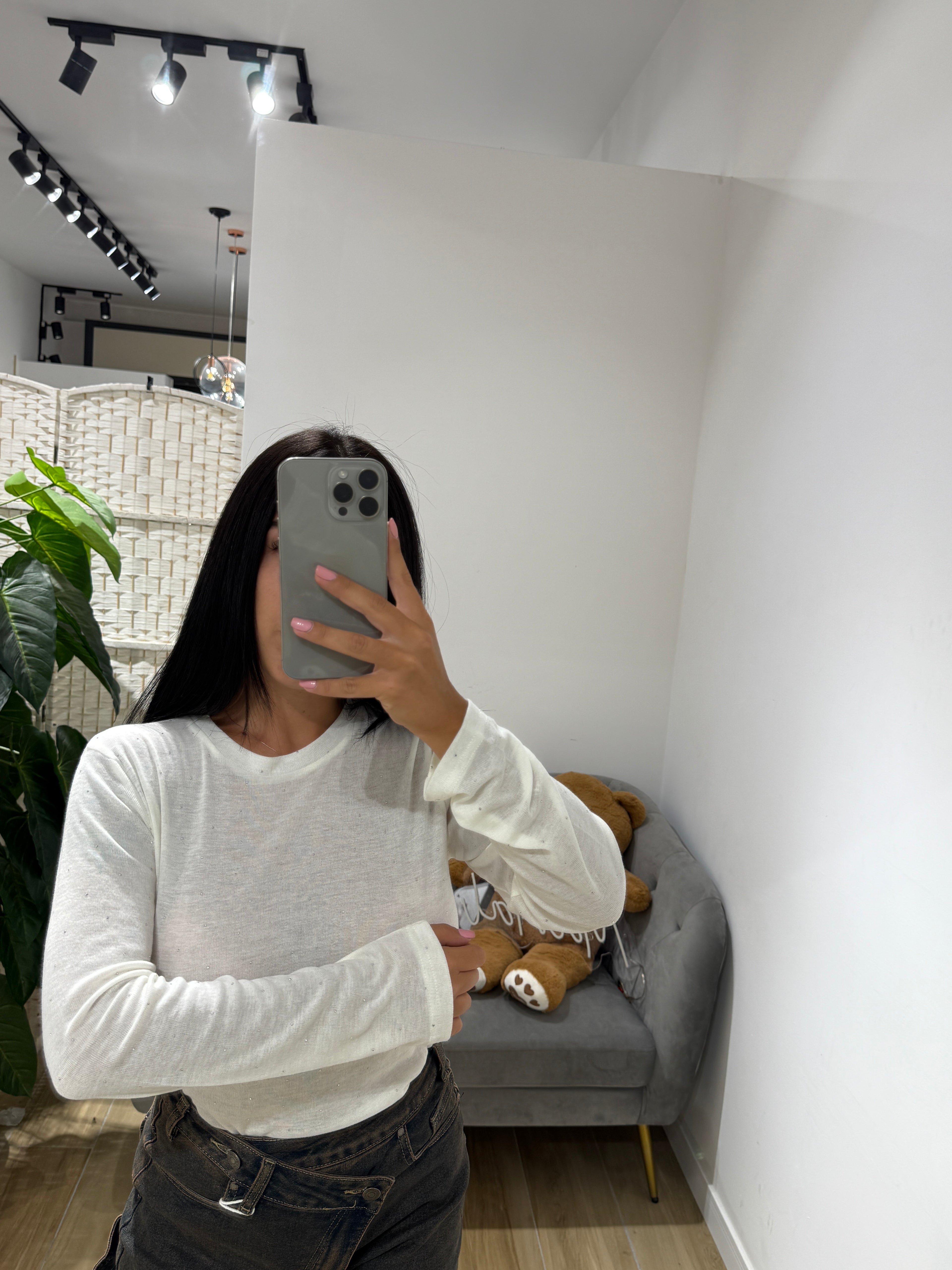 Maglia con brillantini Daphnea