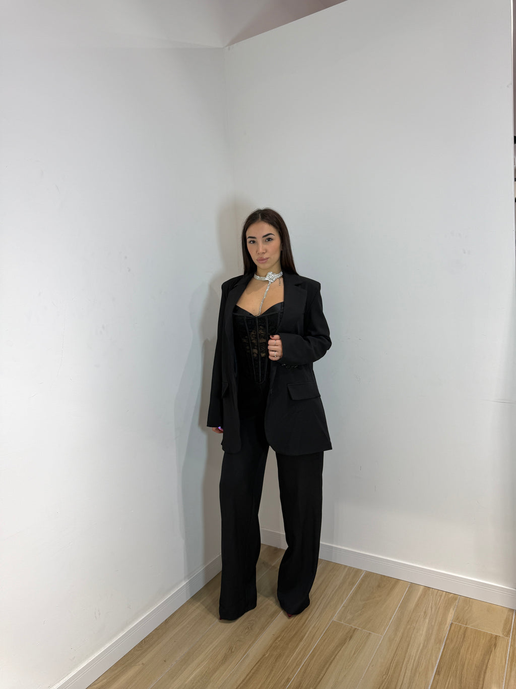 Tailleur Meredith simple nero