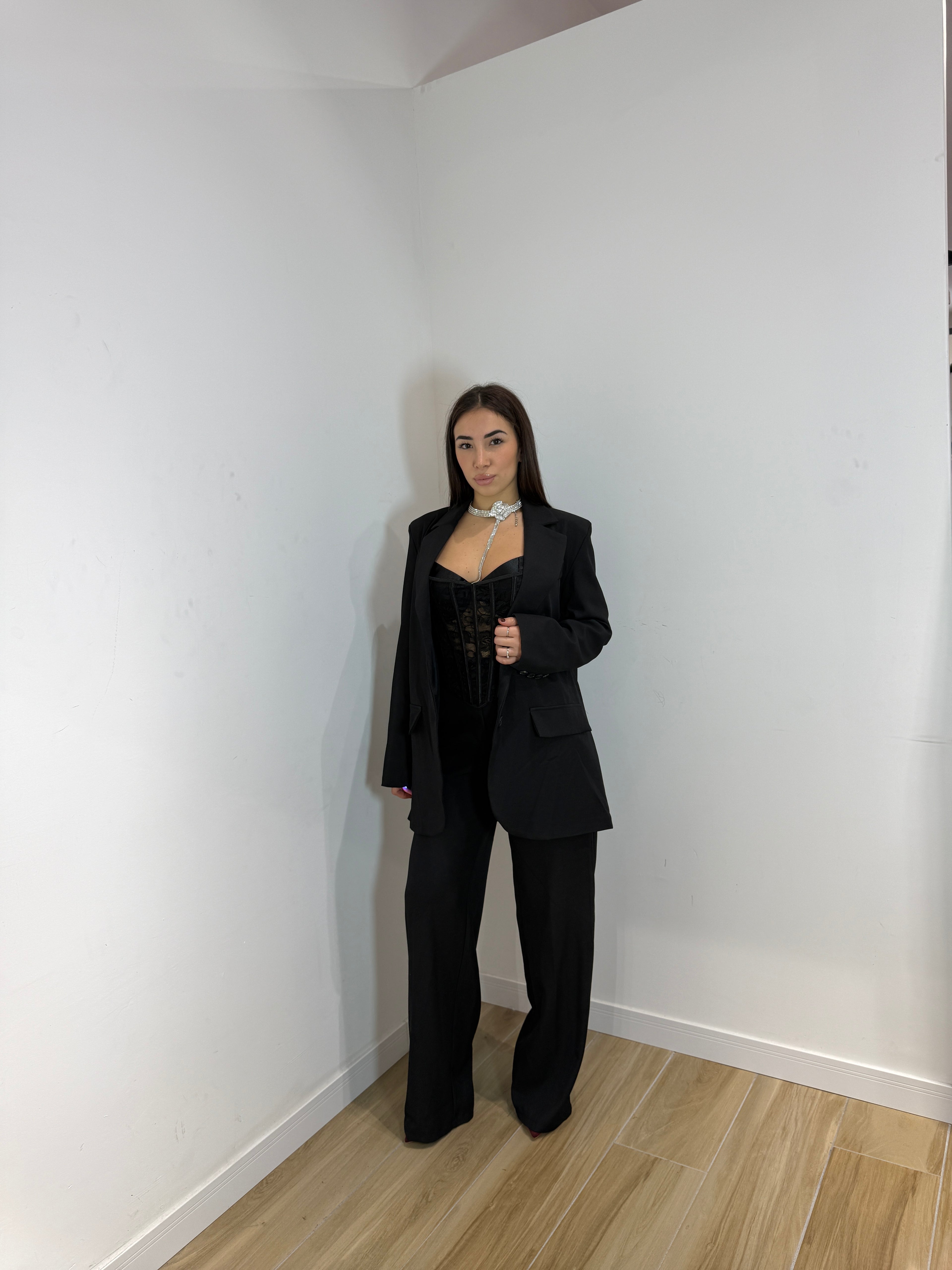 Tailleur Meredith simple nero