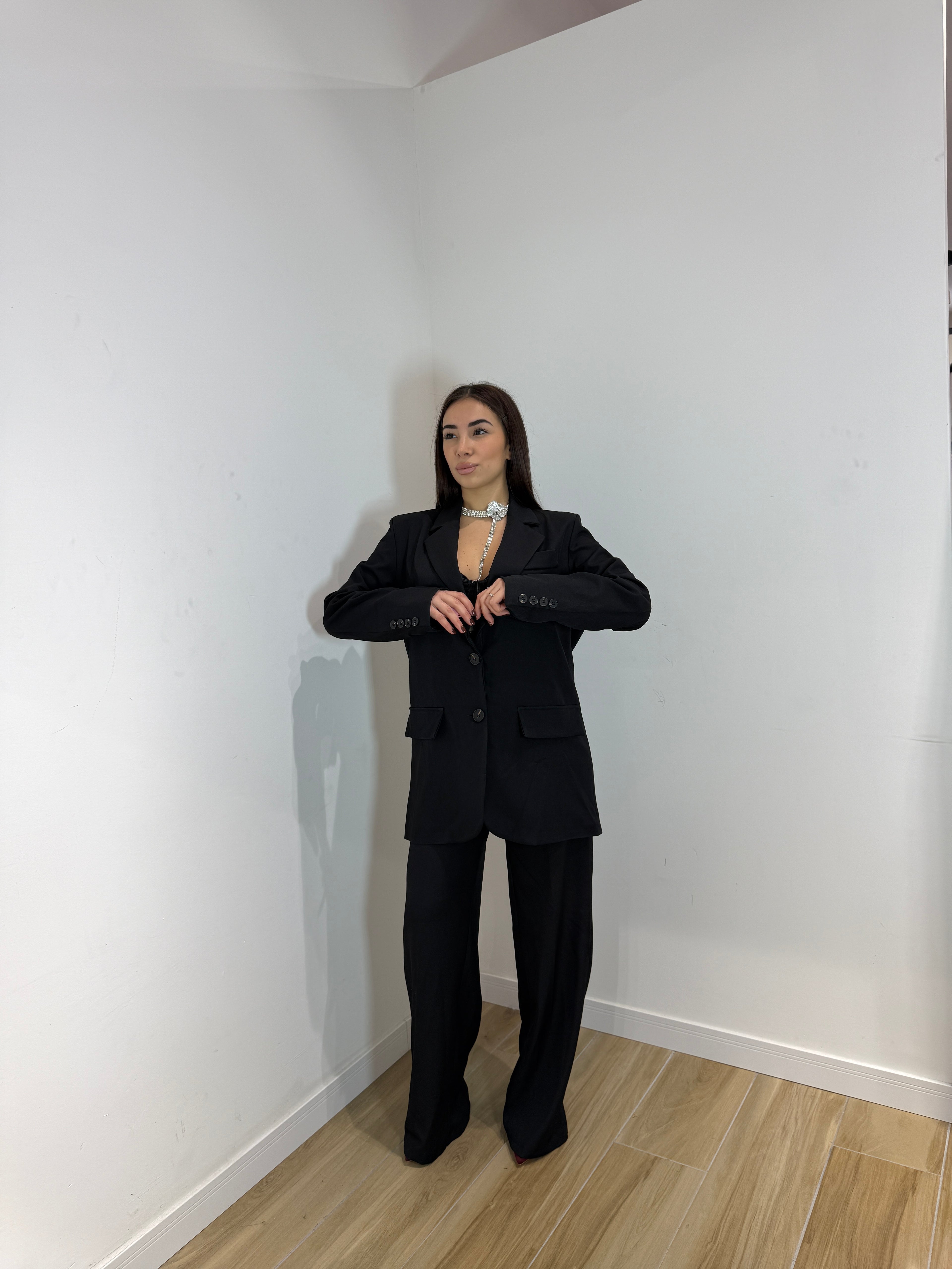 Tailleur Meredith simple nero