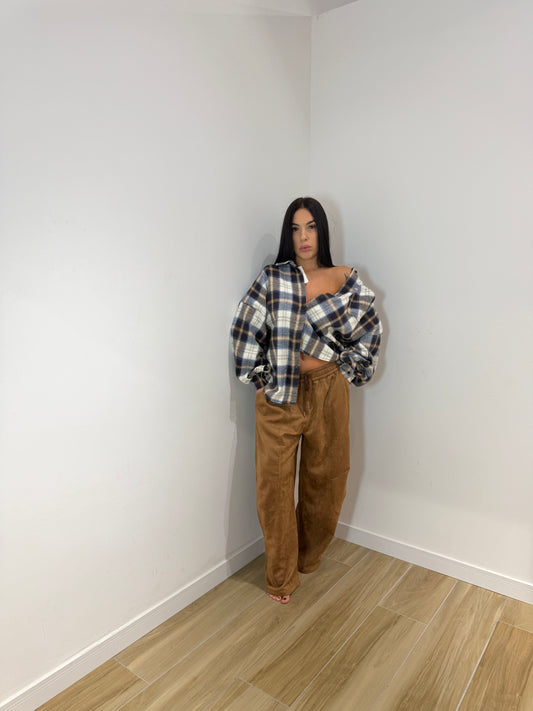 Pantalone in ecocamoscio Daisy