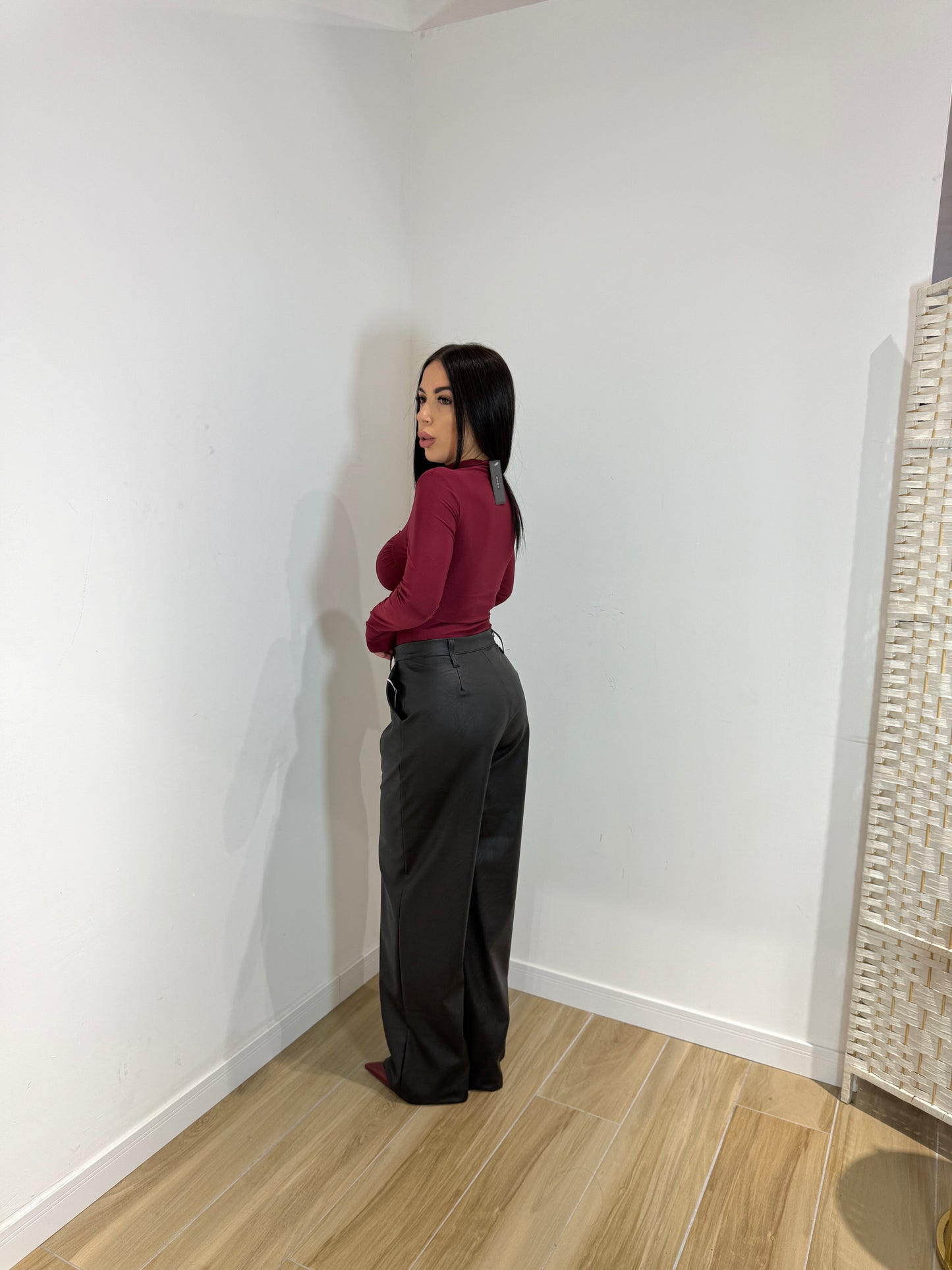 Pantalone ecopelle Yamal