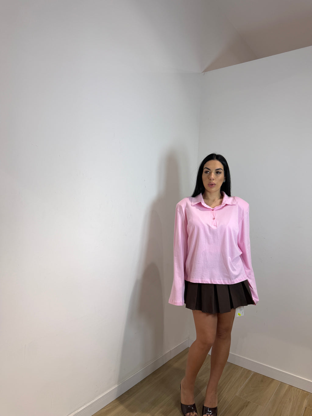 Shirt polo con spalline Cassandra