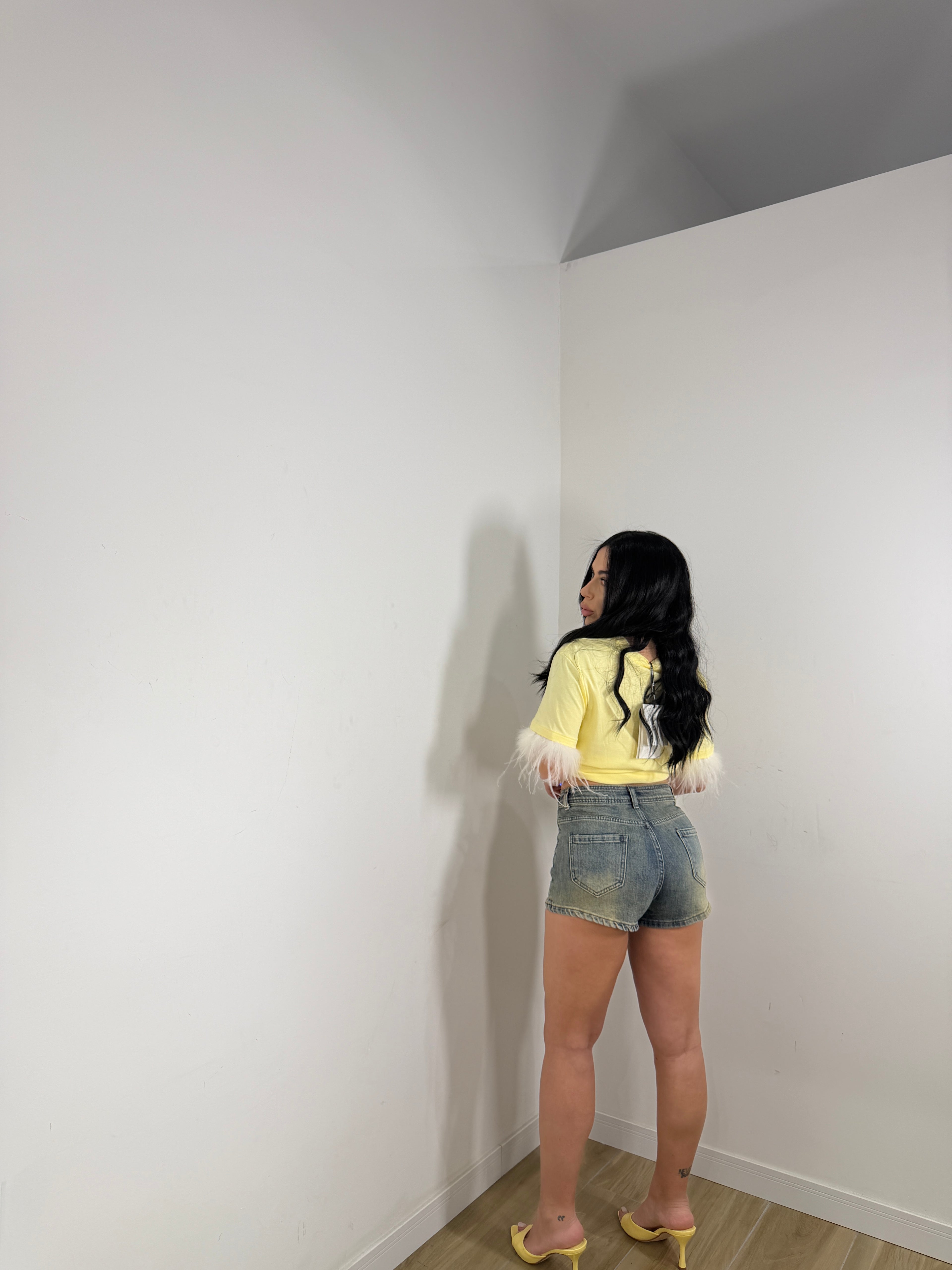 Pantaloncino in denim Rodi