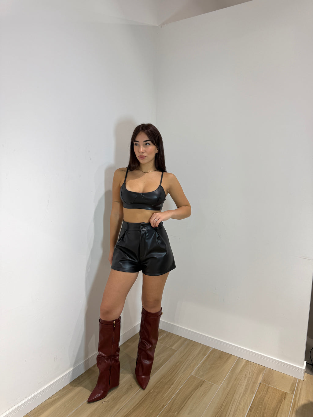 Coordset in ecopelle Nelly