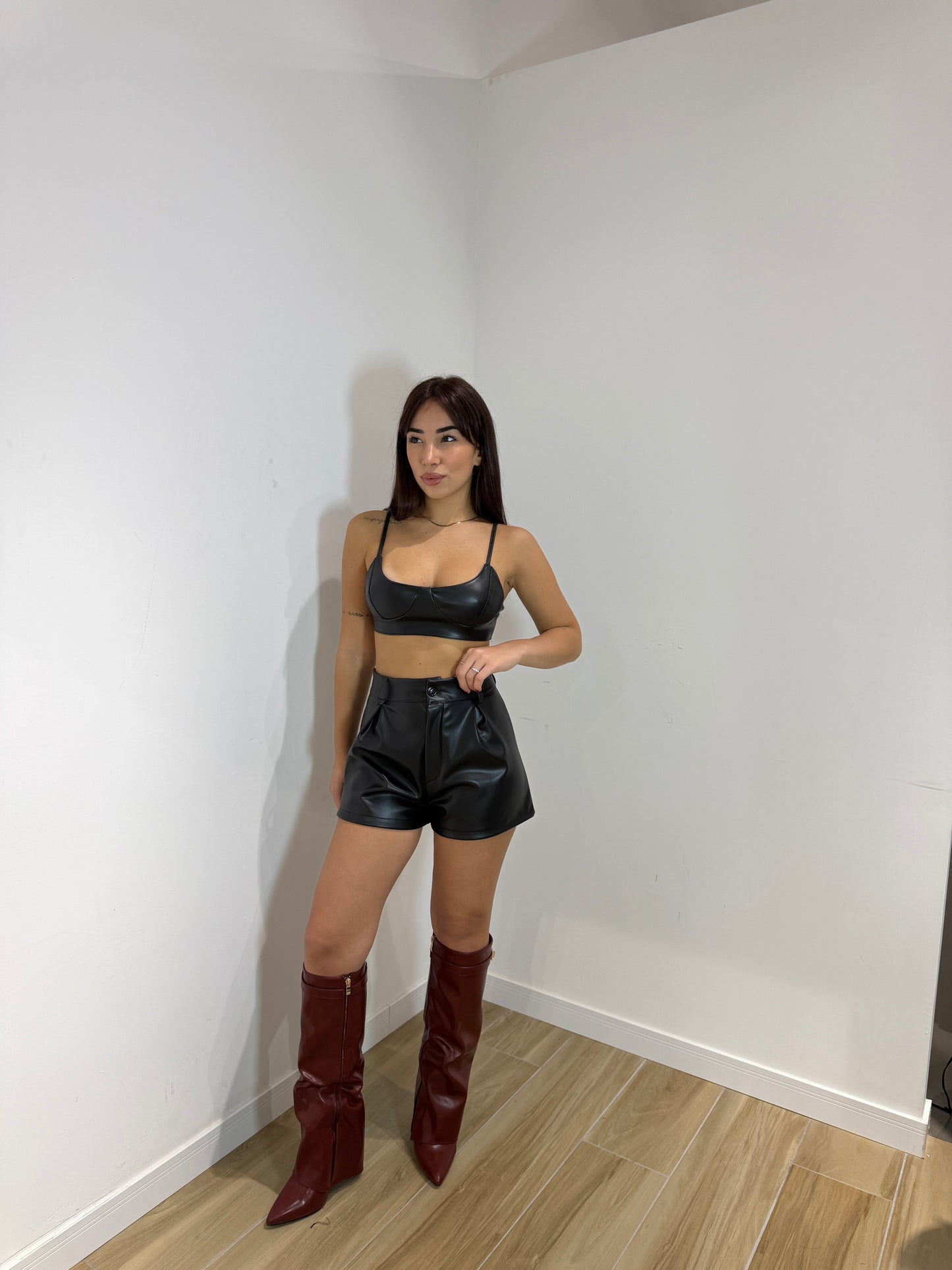 Coordset in ecopelle Nelly