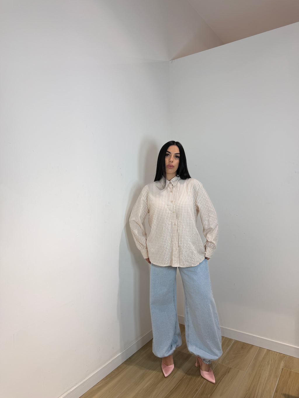 Jeans ballon denim chiaro