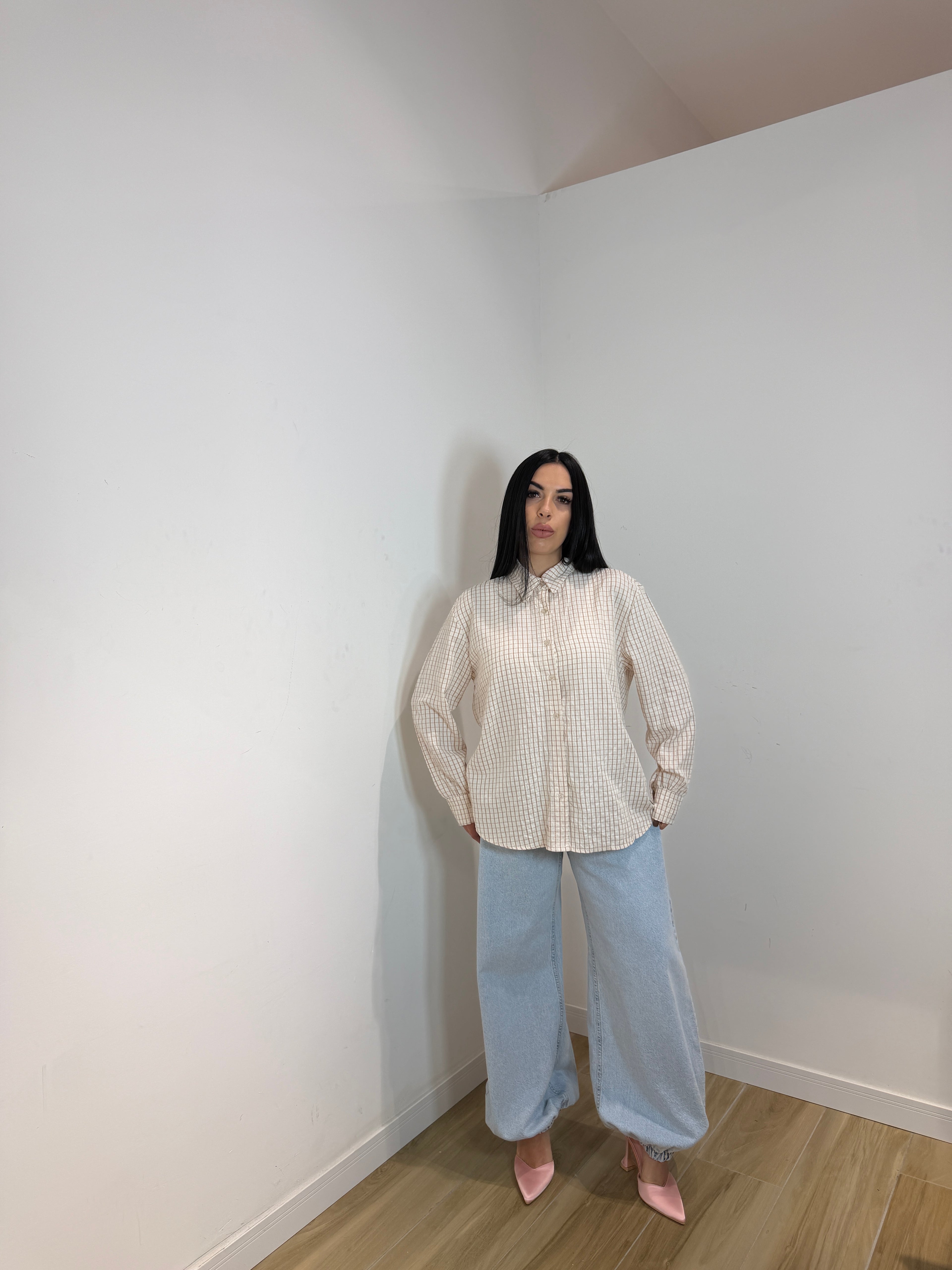 Jeans ballon denim chiaro