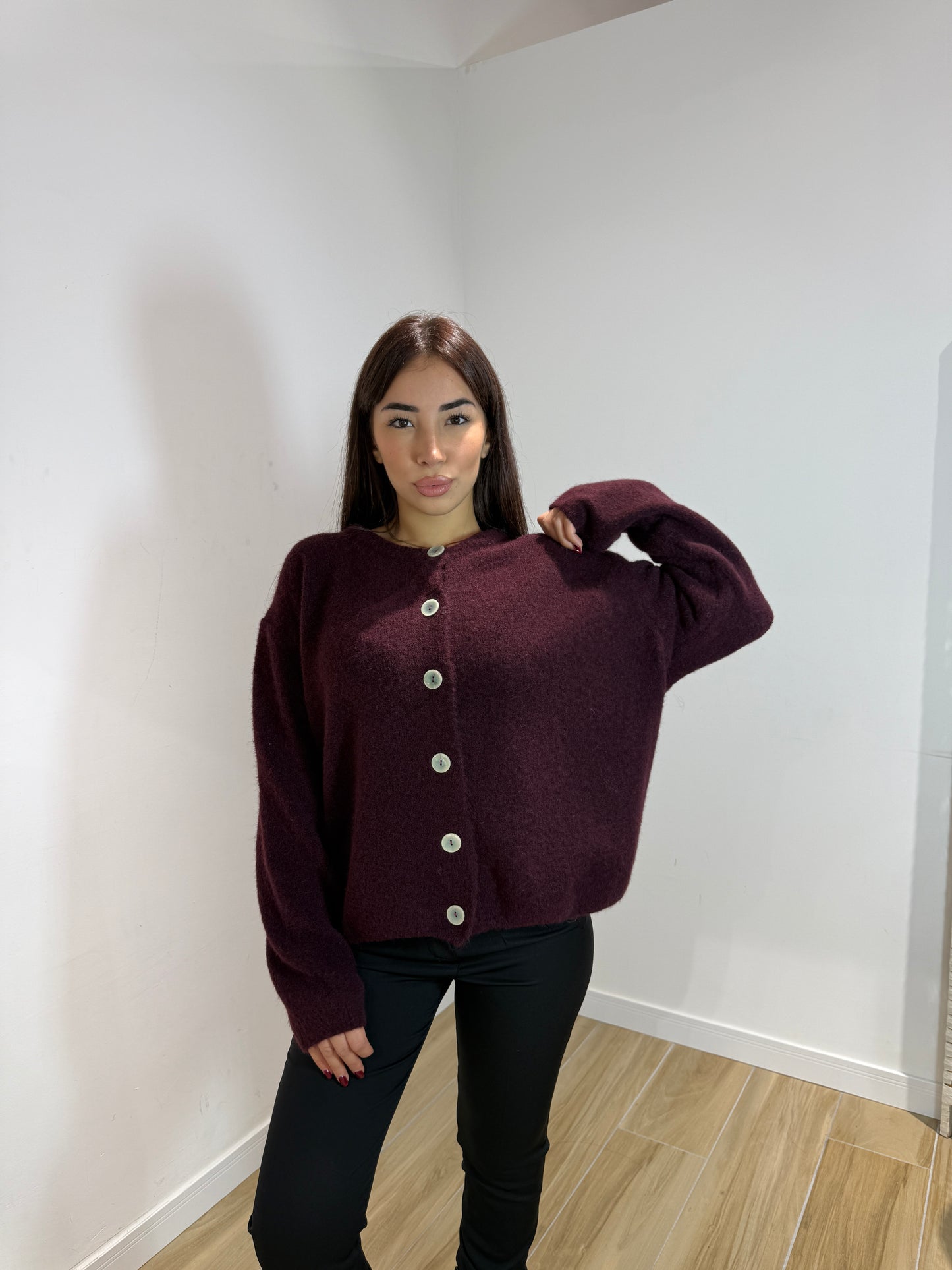 Pull Agata bordeaux
