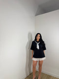 Shirt foulard nera