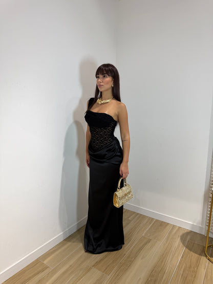 Abito lungo sanctuary nero