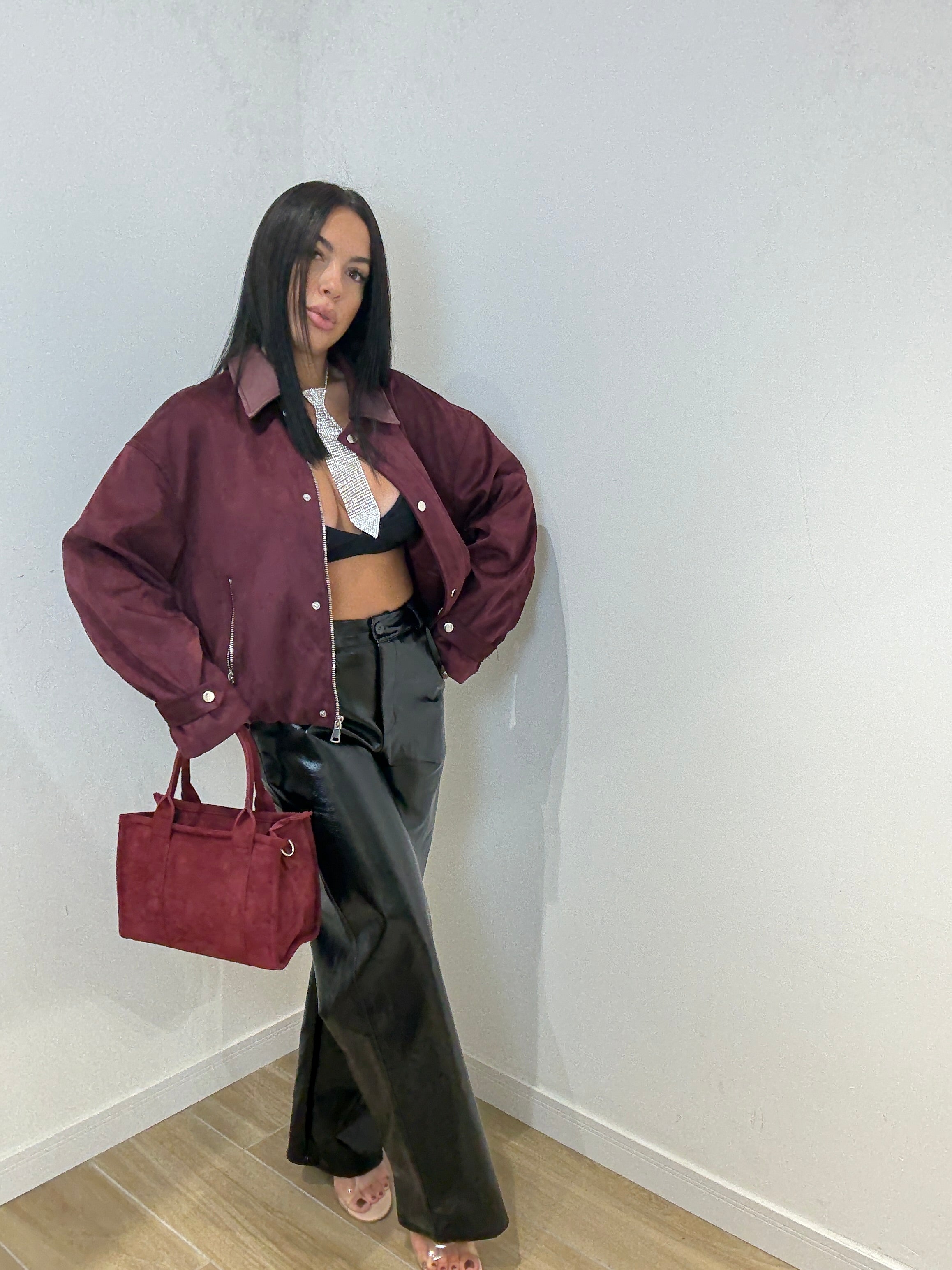 Giubbino in ecocamoscio Benny