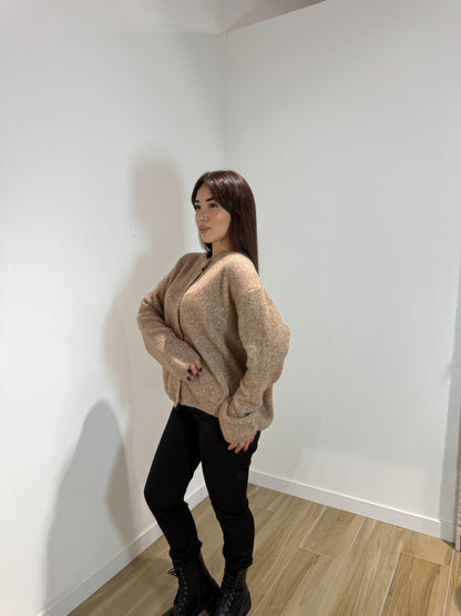 Pull Agata beige scuro