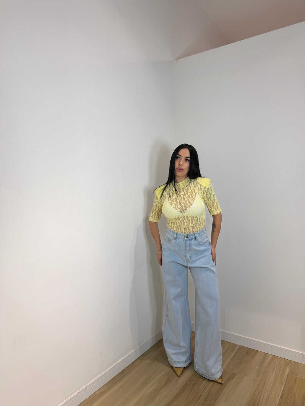 Body merletto Milva