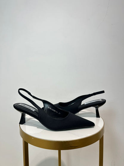 Slingback Rositas beige e nero