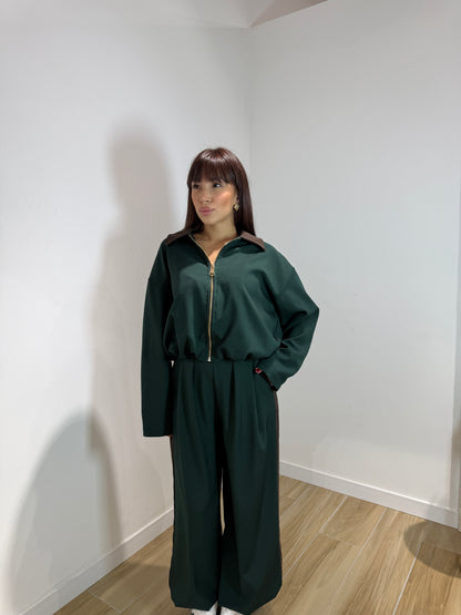 Coordset tuta pharrel verde