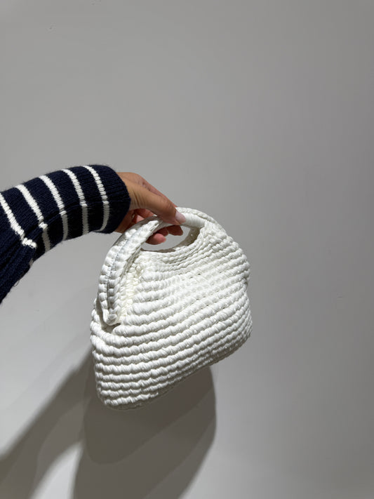 Bag uncinetto white