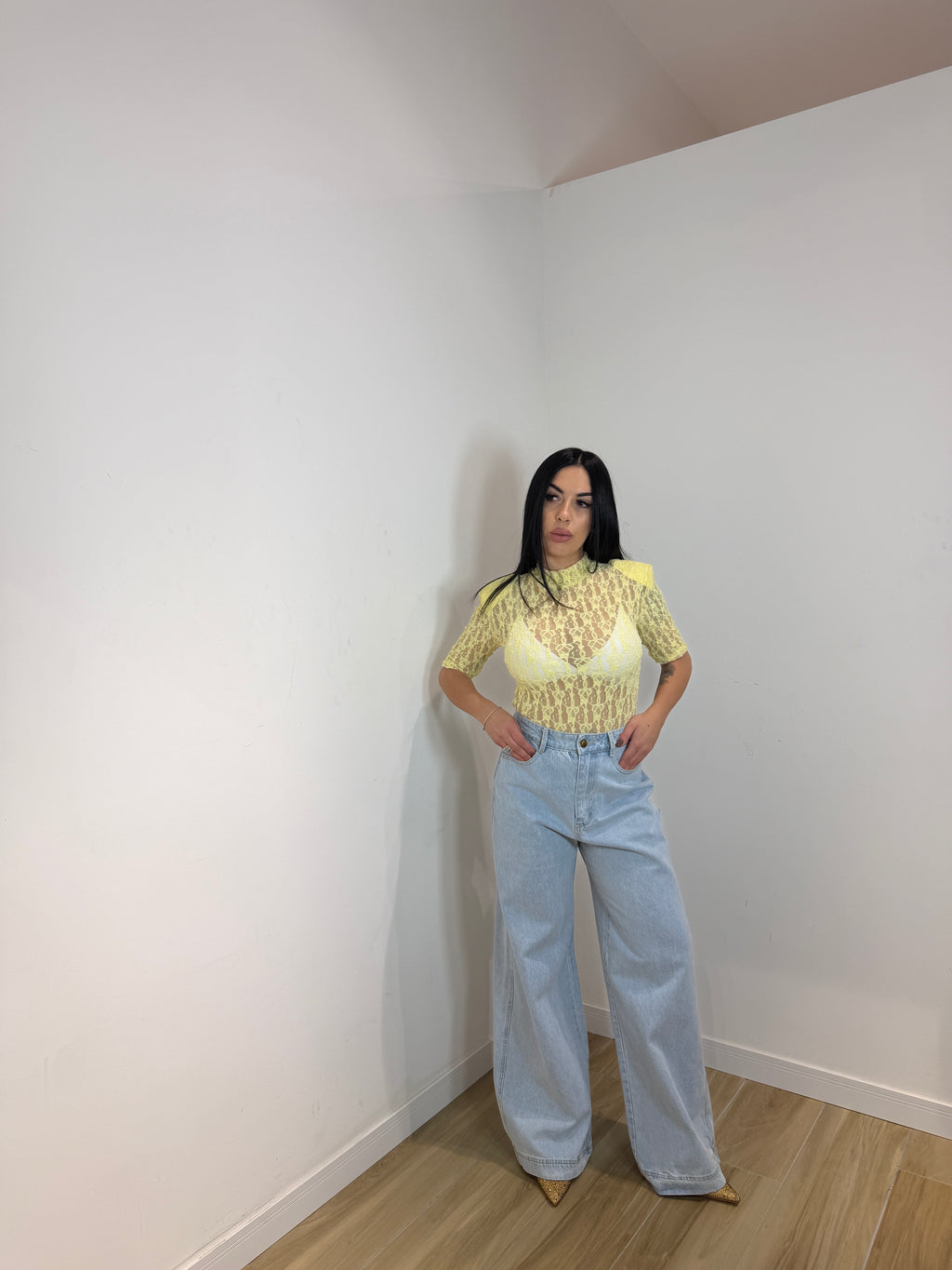 Body merletto Milva