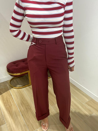 Pantalone palazzo shine