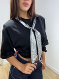 Shirt foulard nera