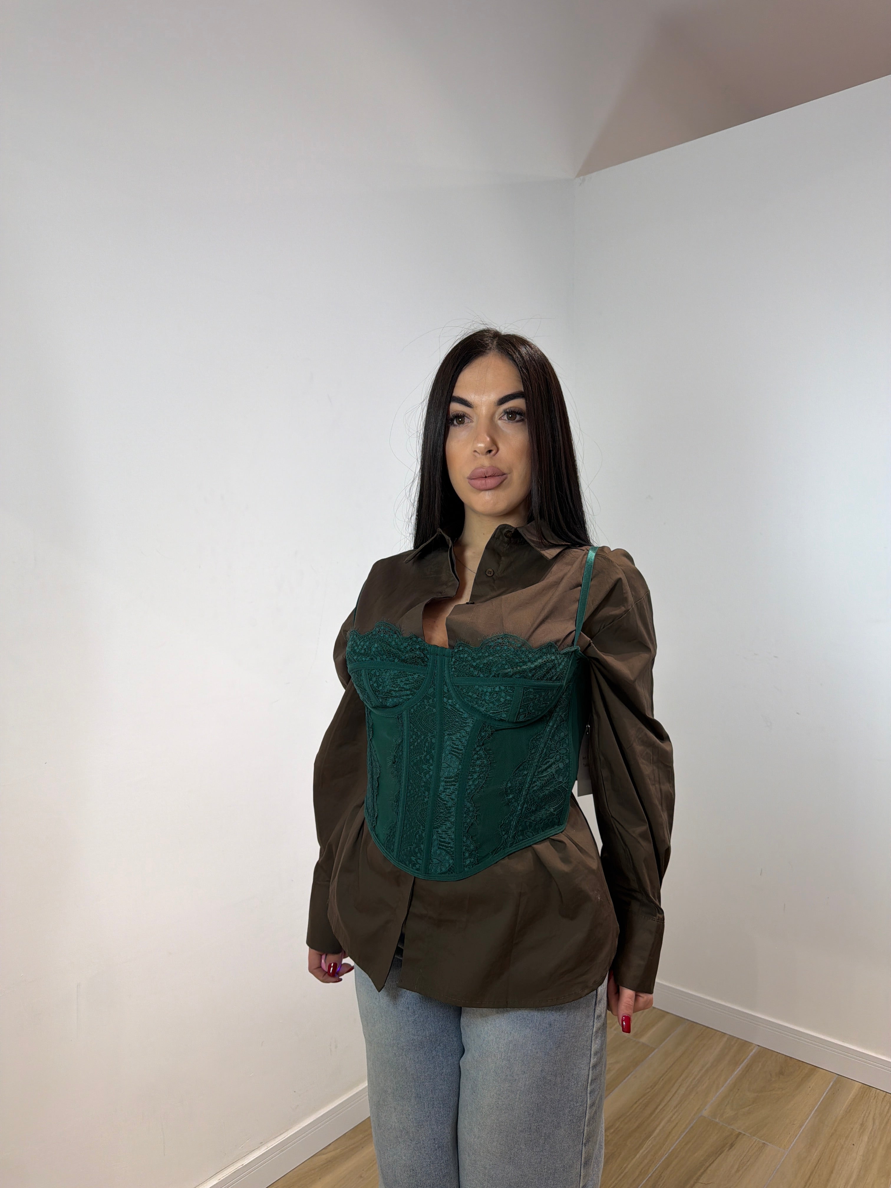 Corsetto Victoria verde