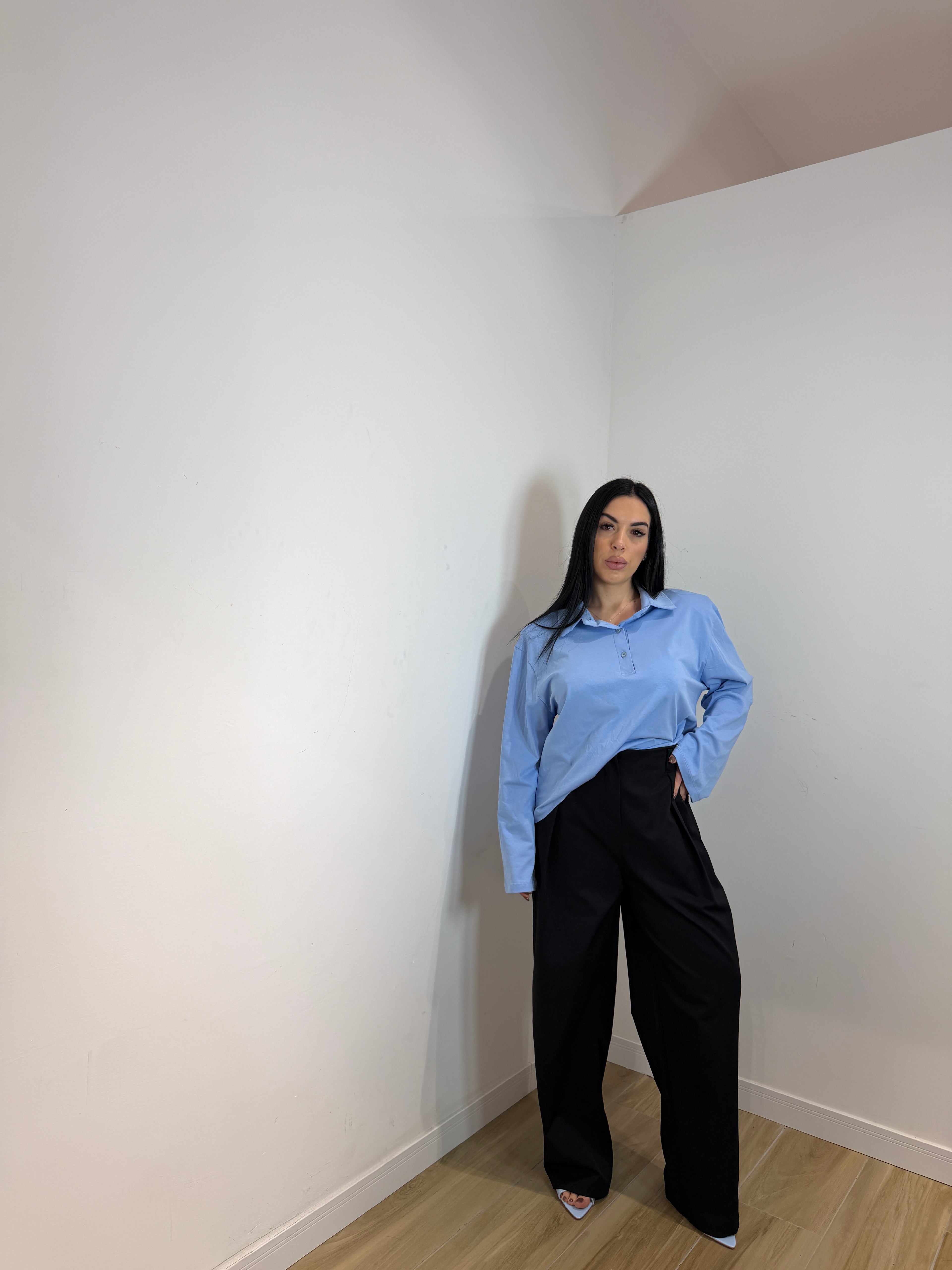 Shirt polo con spalline Cassandra