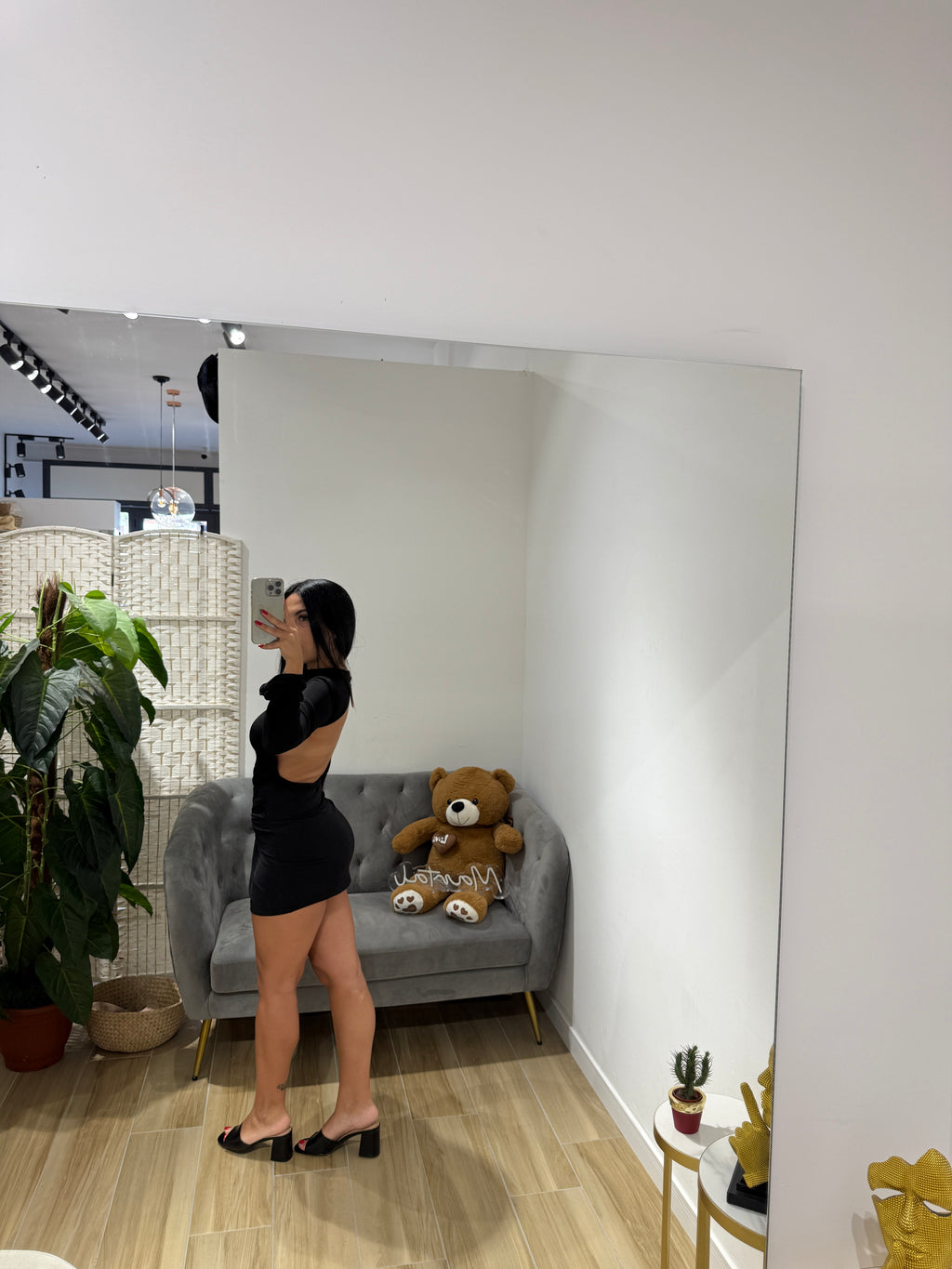 Abito corto butterfly