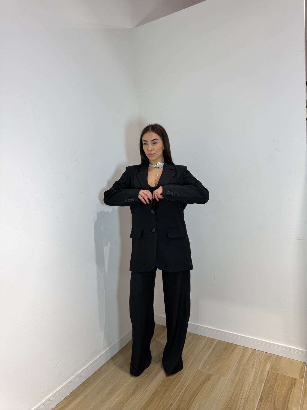 Tailleur Meredith simple nero