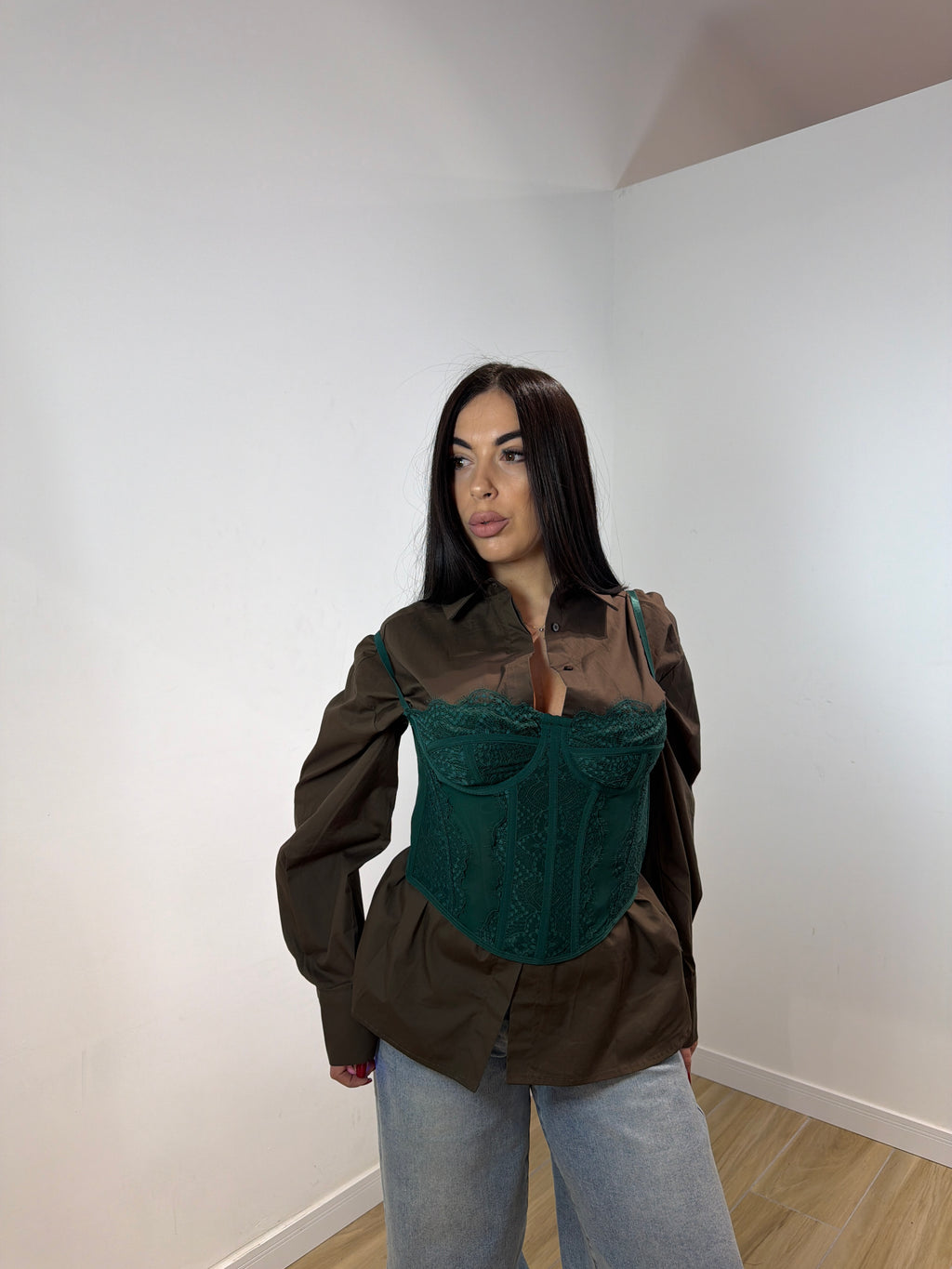 Corsetto Victoria verde