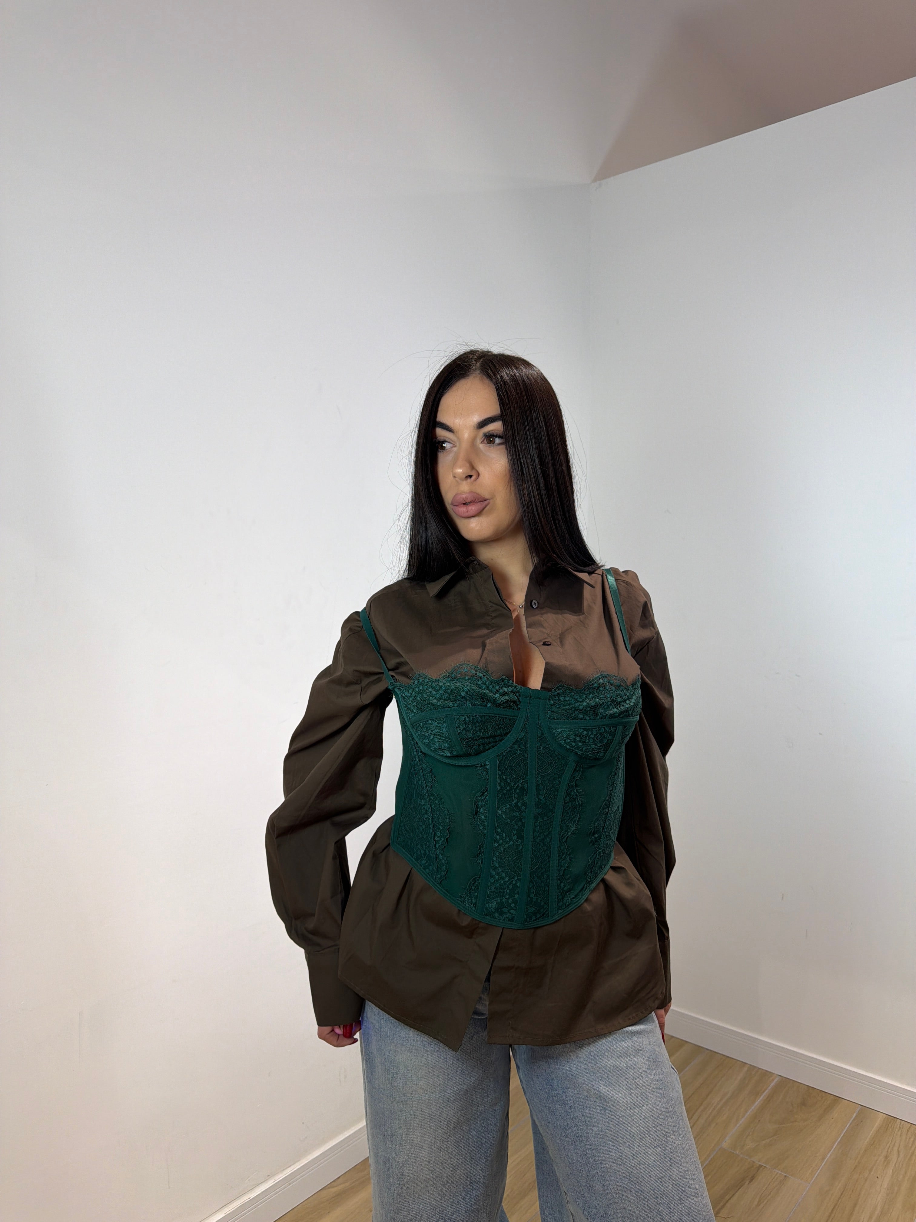 Corsetto Victoria verde