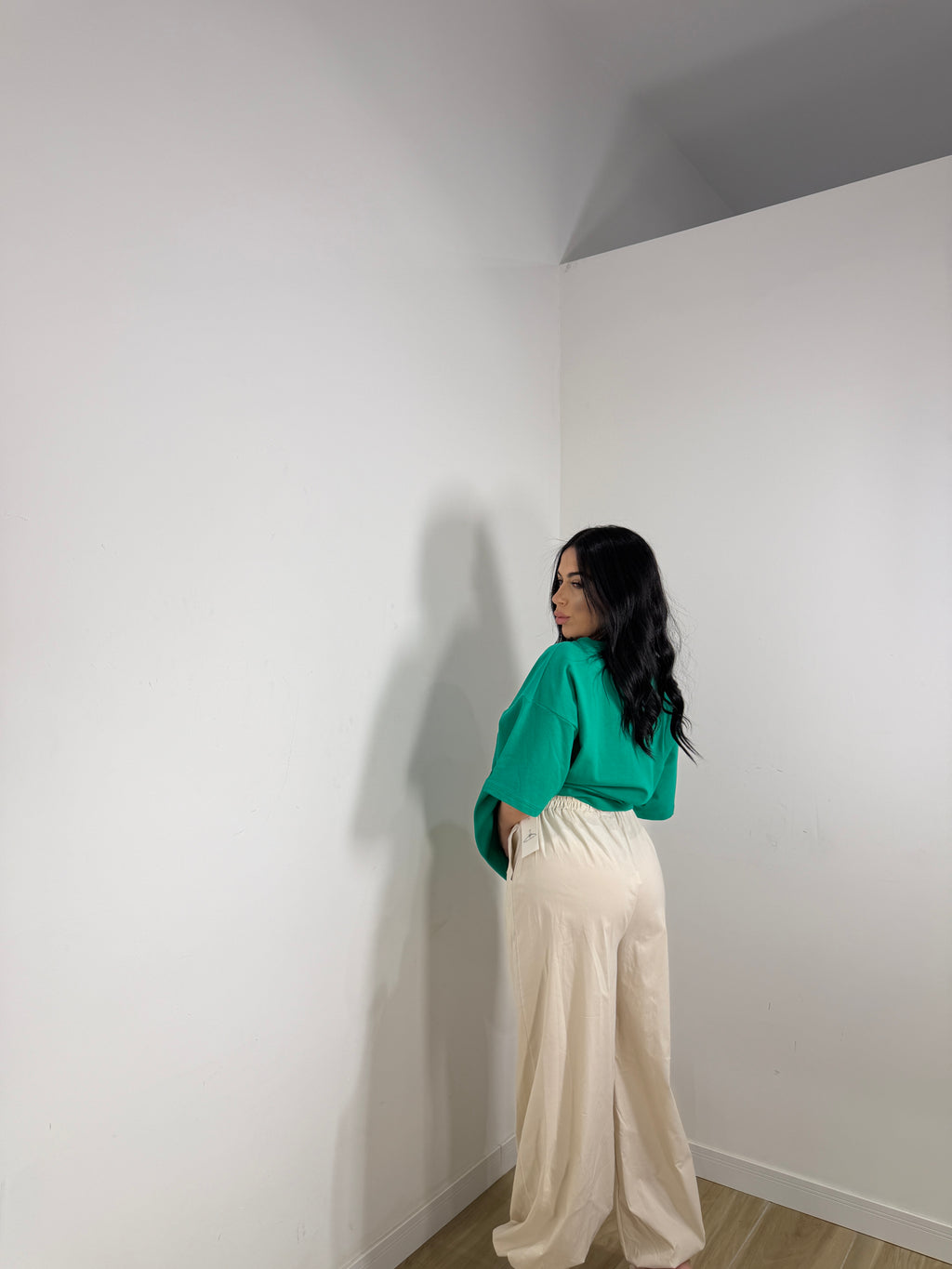 Shirt simple verde