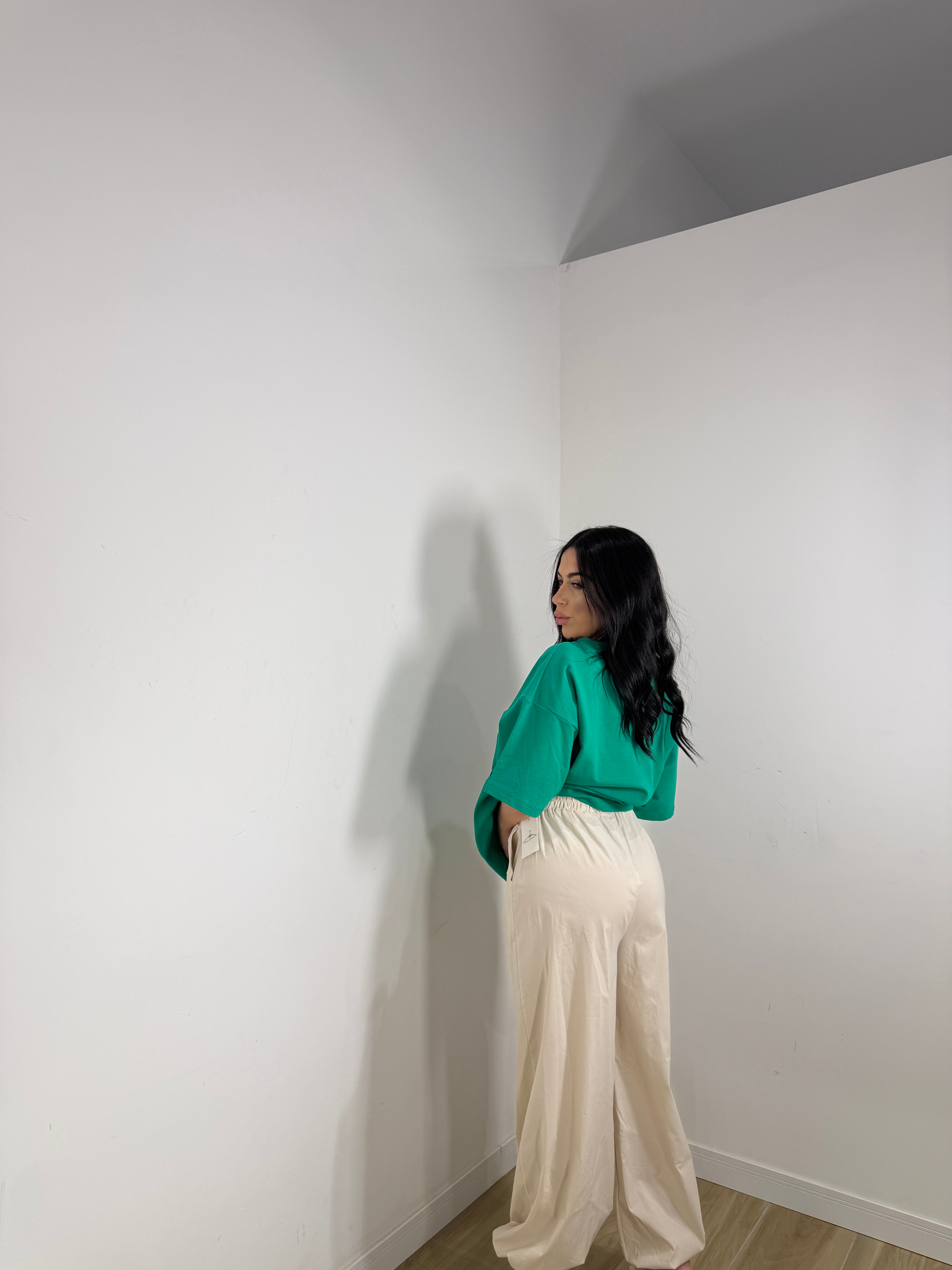Shirt simple verde