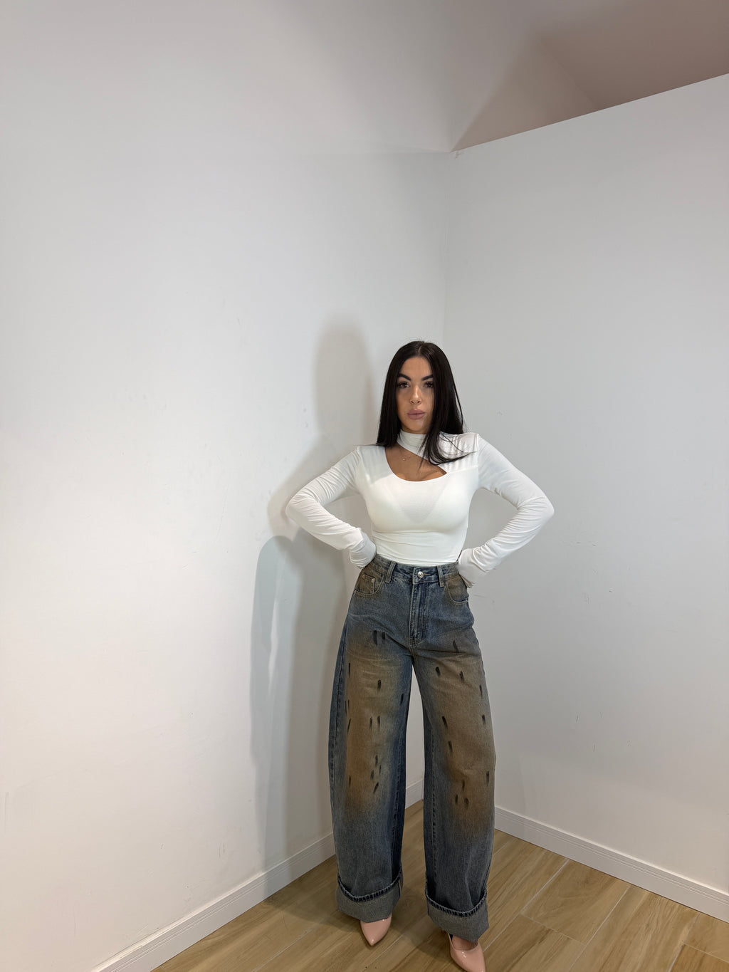 Denim pittura