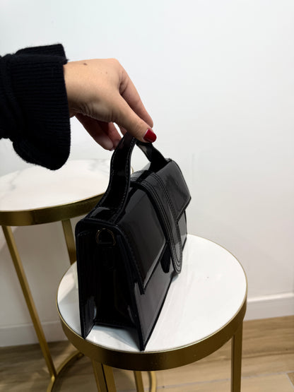 Borsa J in vernice