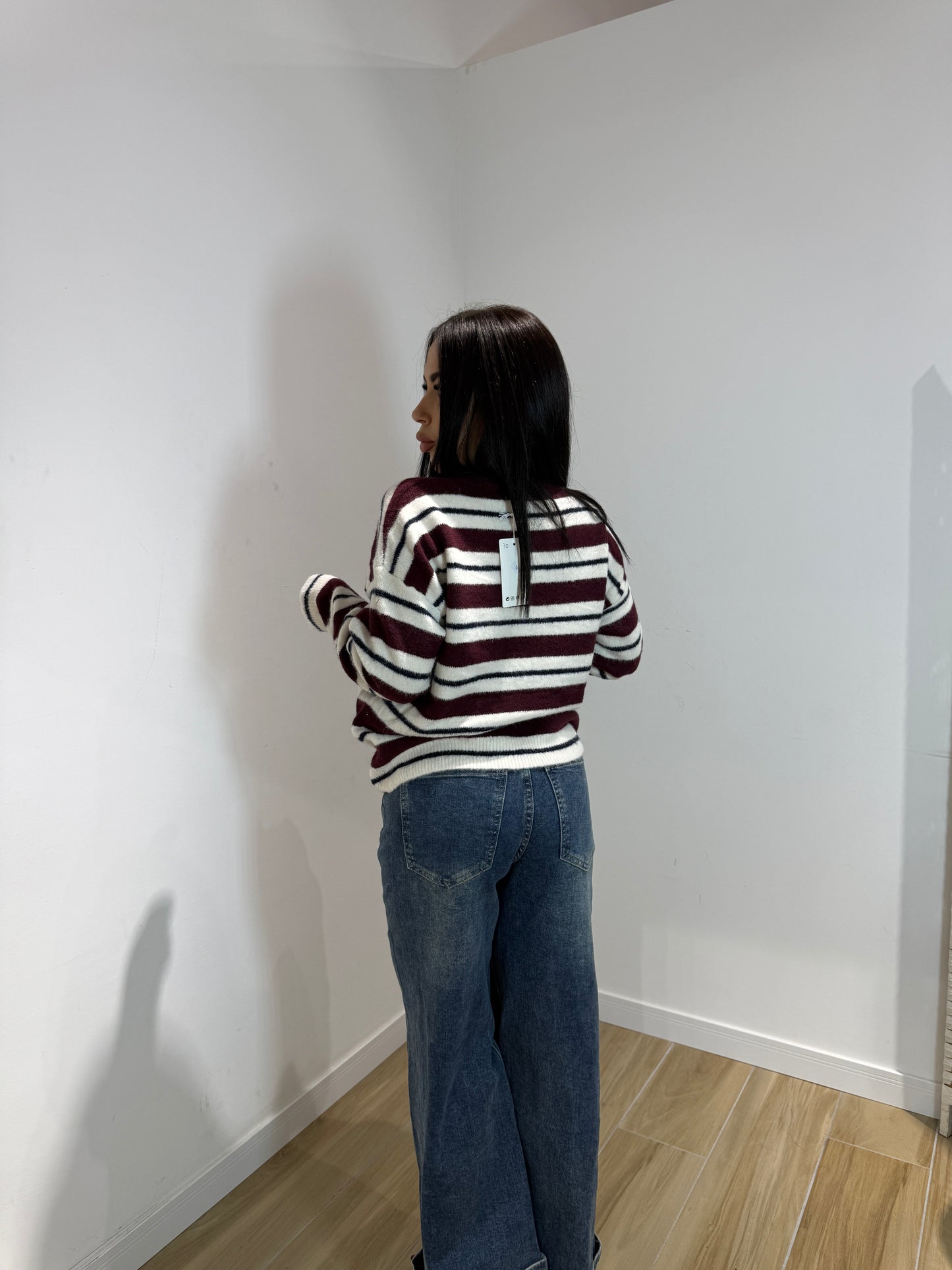 Pull love love bordeaux