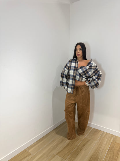 Pantalone in ecocamoscio Daisy