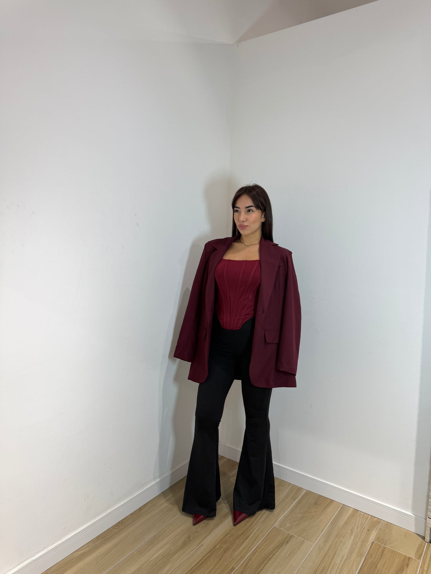 Blazer Oliver bordeaux