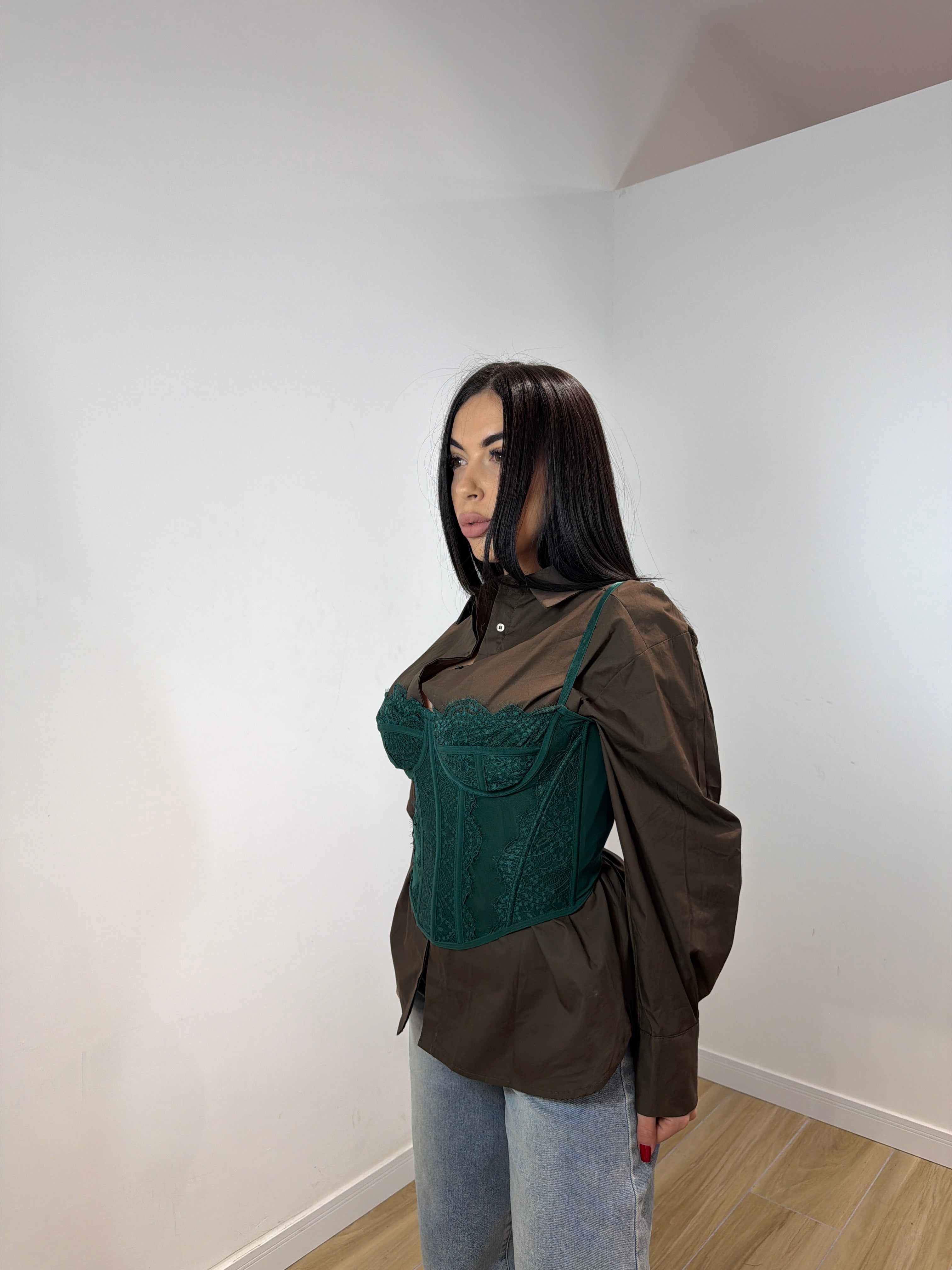 Corsetto Victoria verde